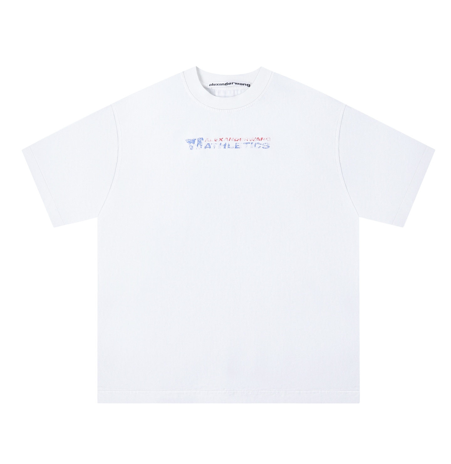 。AW大王 25SS模糊字母短袖 XS-L
面料采用230克双纱全棉面料 搭配十字拉架罗纹 根据原版开发