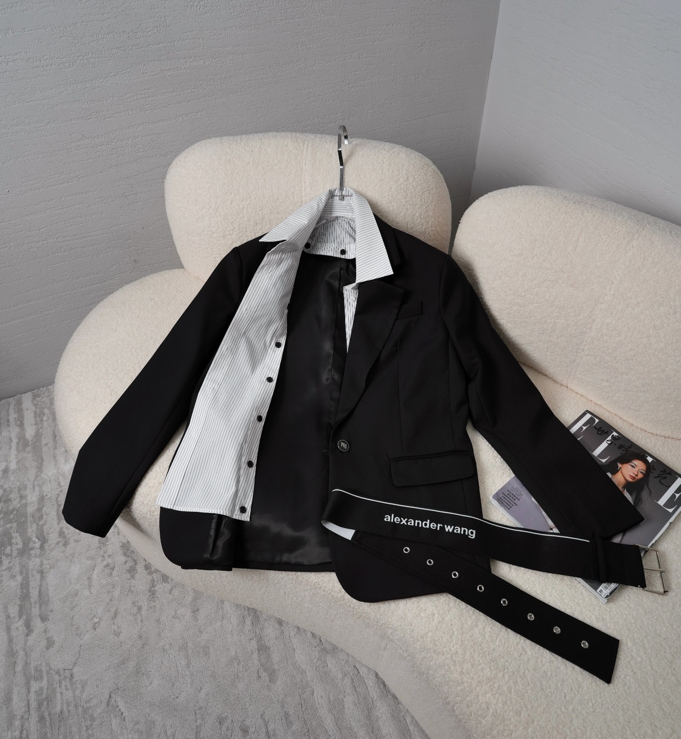 Fashionable Wide-Legged Pants for Bad-Ass Girls: High-Quality Winter Suits and Striped Shirts - 图片 6