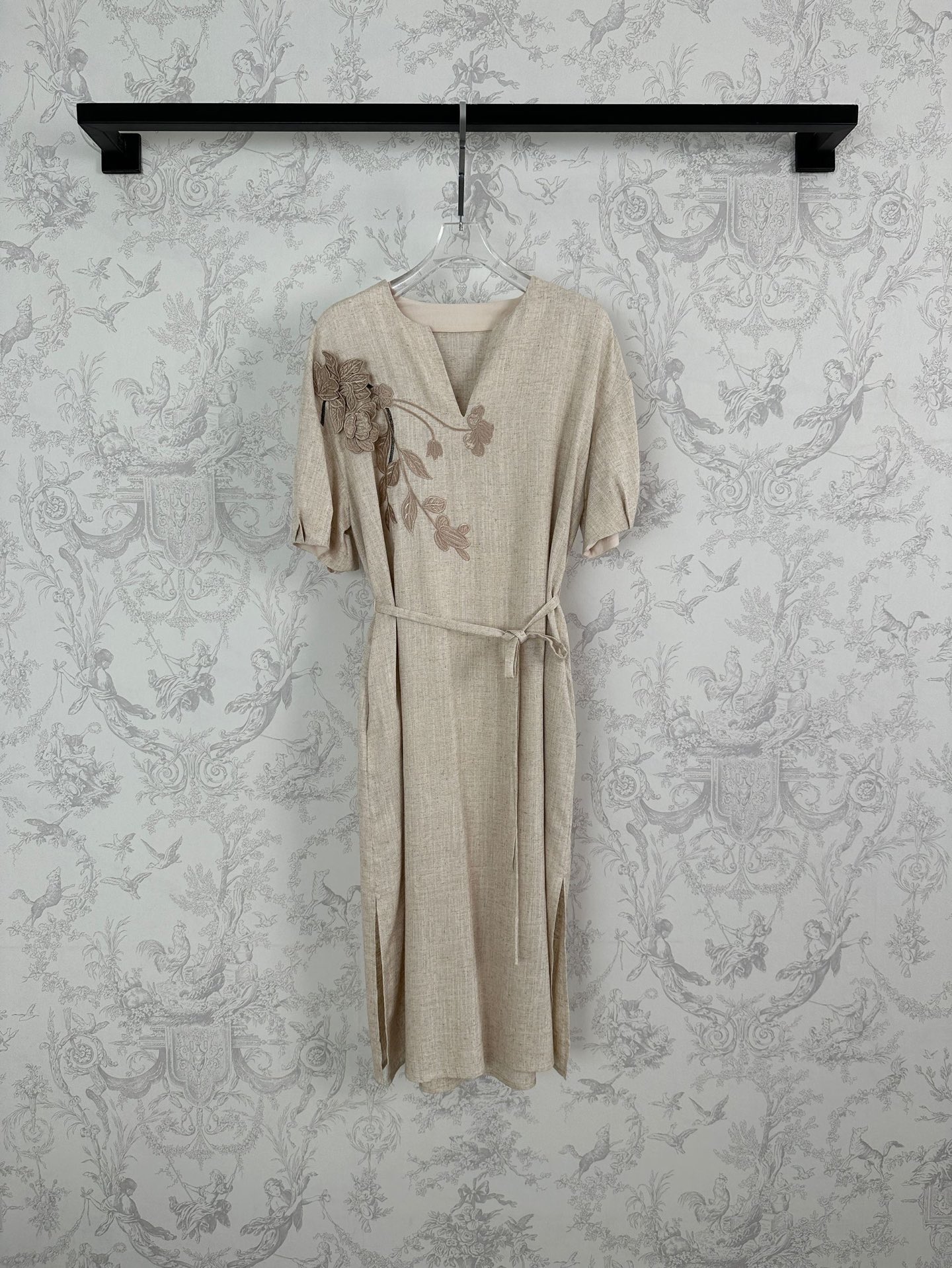P725 Original Women’s Suit: New Arrival for Spring & Summer, High Quality Linen Fabric - 图片 6