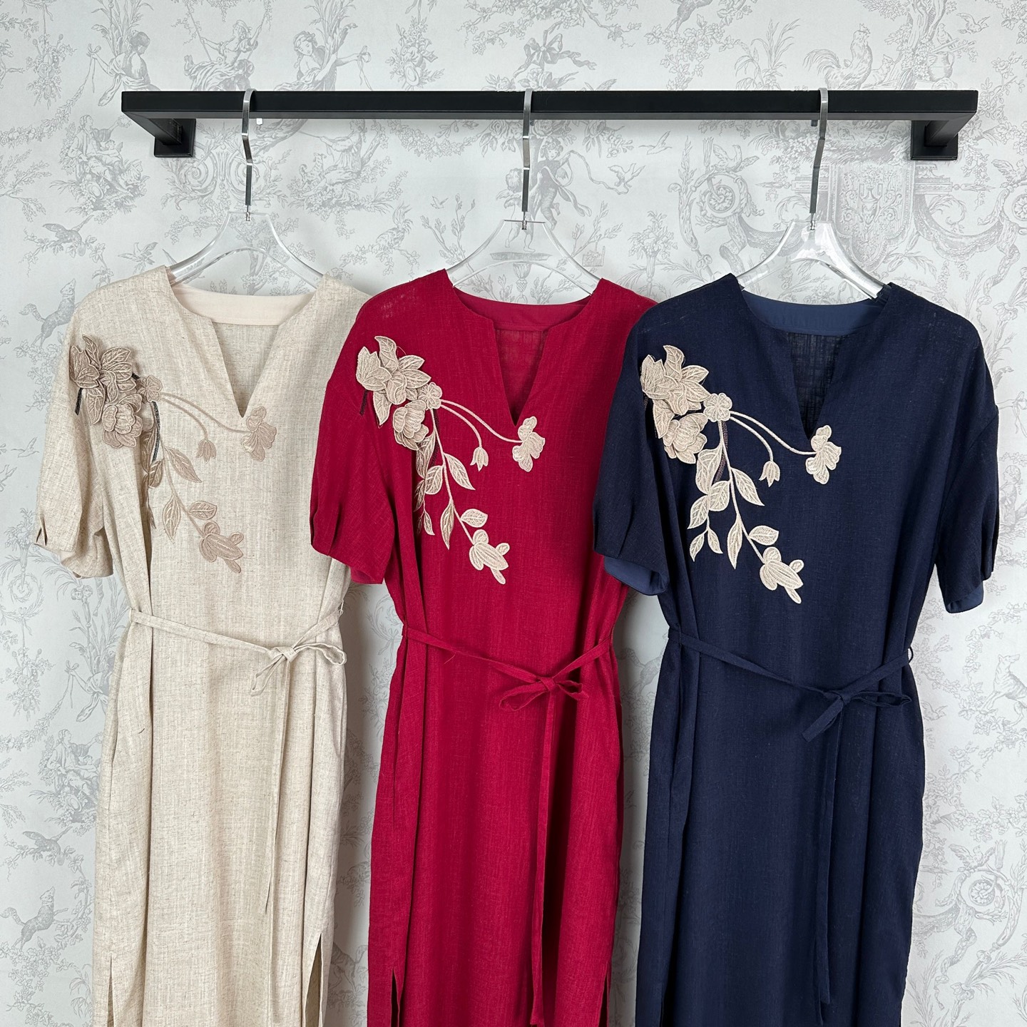 P725 Original Women’s Suit: New Arrival for Spring & Summer, High Quality Linen Fabric - 图片 2