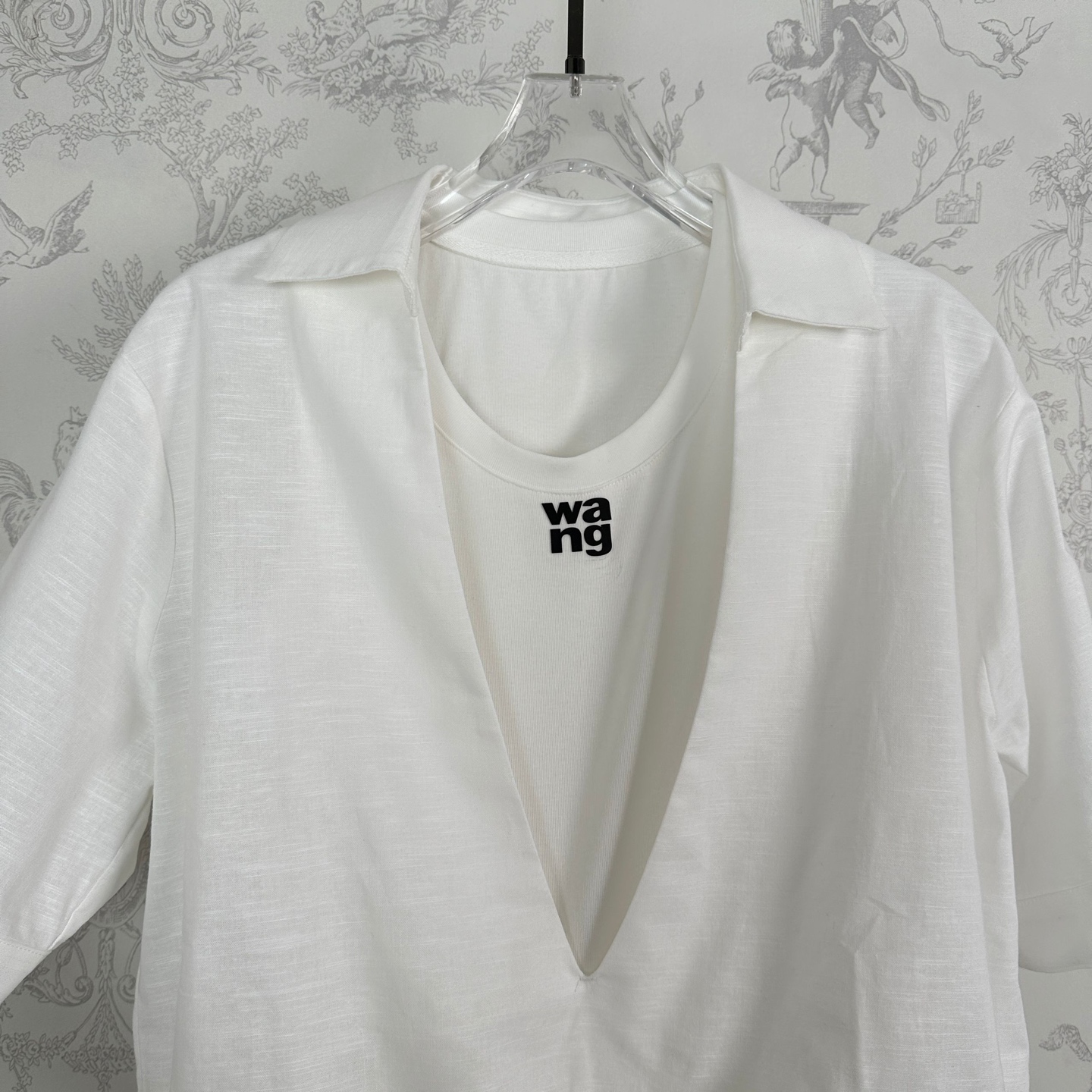 P702 First-class female suit with new New Arrival packaged ❥ 春 春 春 麻 麻 High fashion atmosphere! Sml white pink fabric: linen - 图片 6