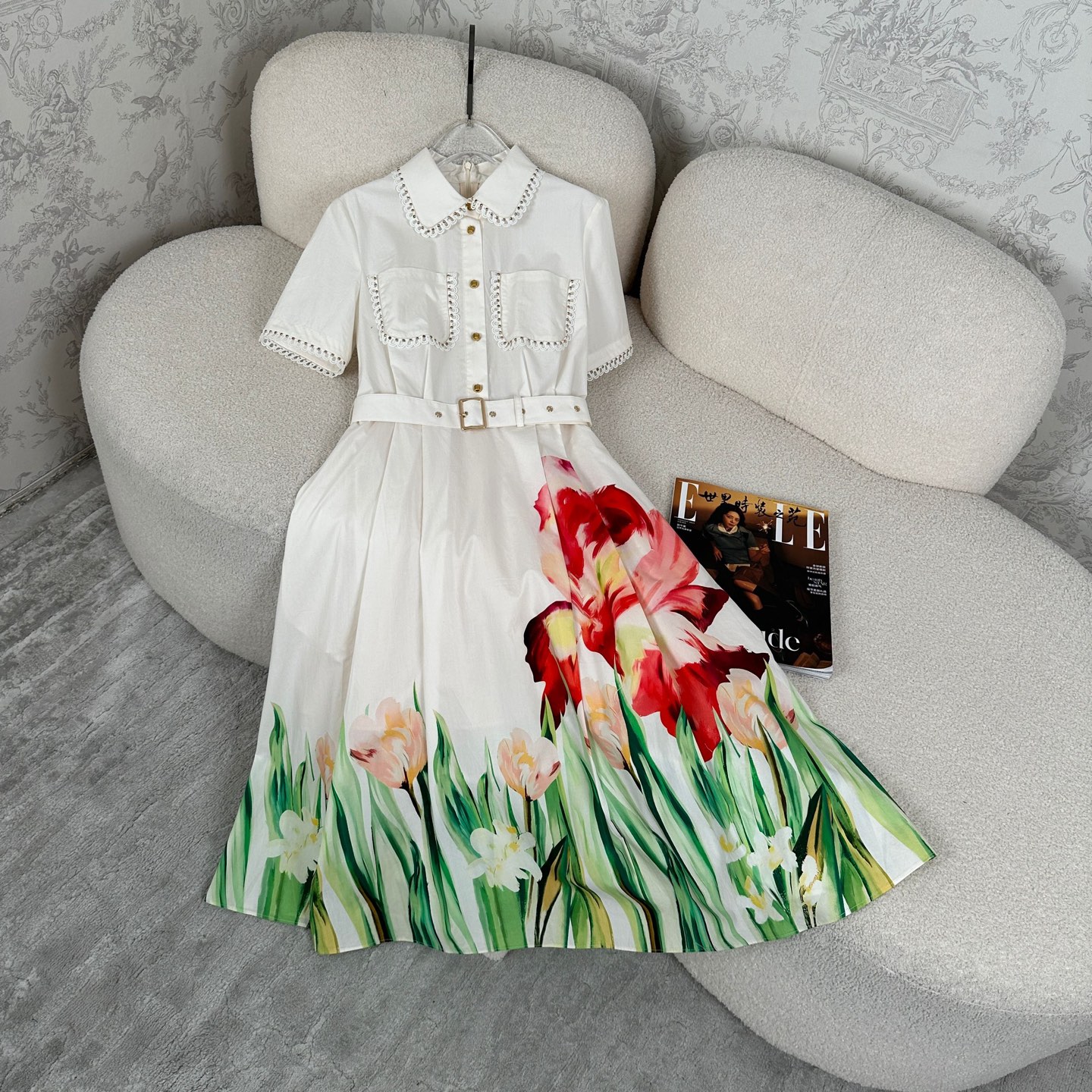 Chlo * New Arrival: High-Quality Cotton Silk Women’s Suit for Early Autumn Fashion - 图片 4