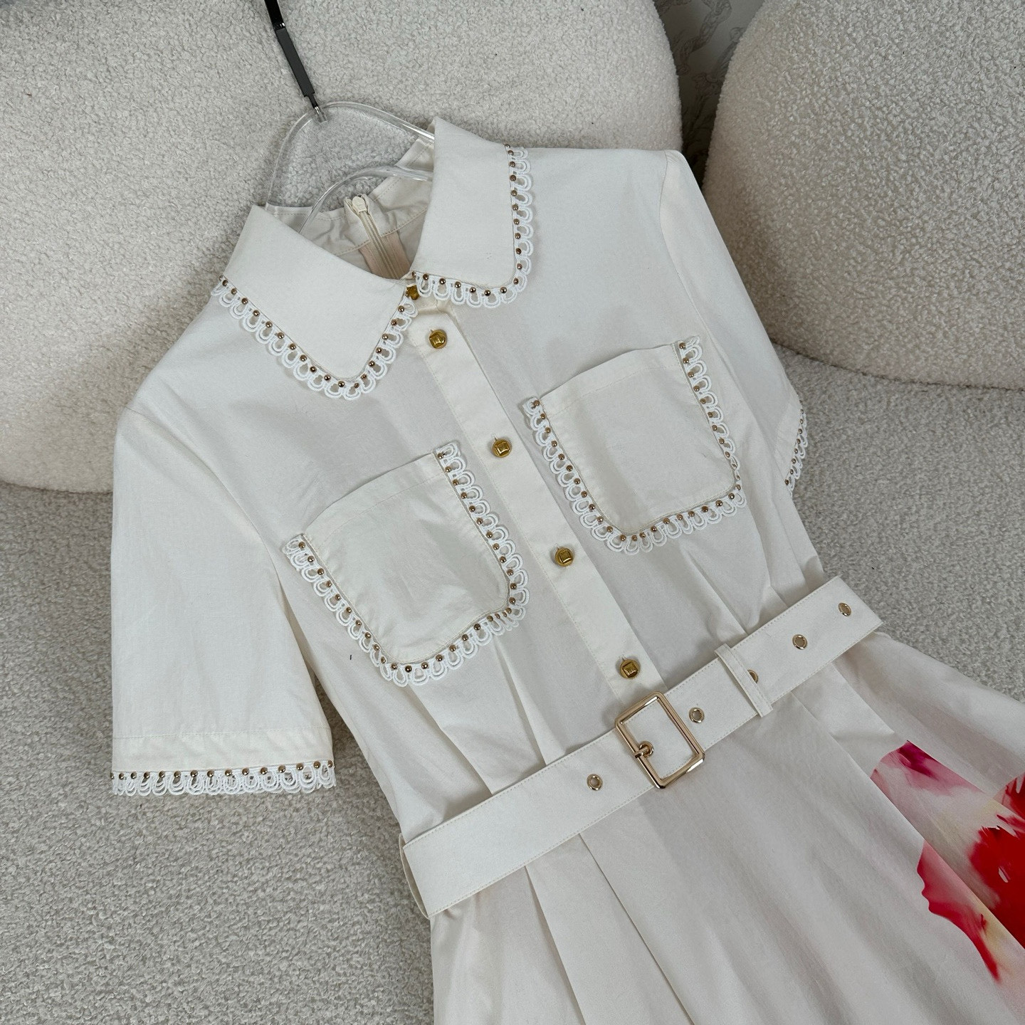 “Chlo * Design Women’s Suit: High-Quality Cotton Silk, Fashionable Autumn Arrival” - 图片 6