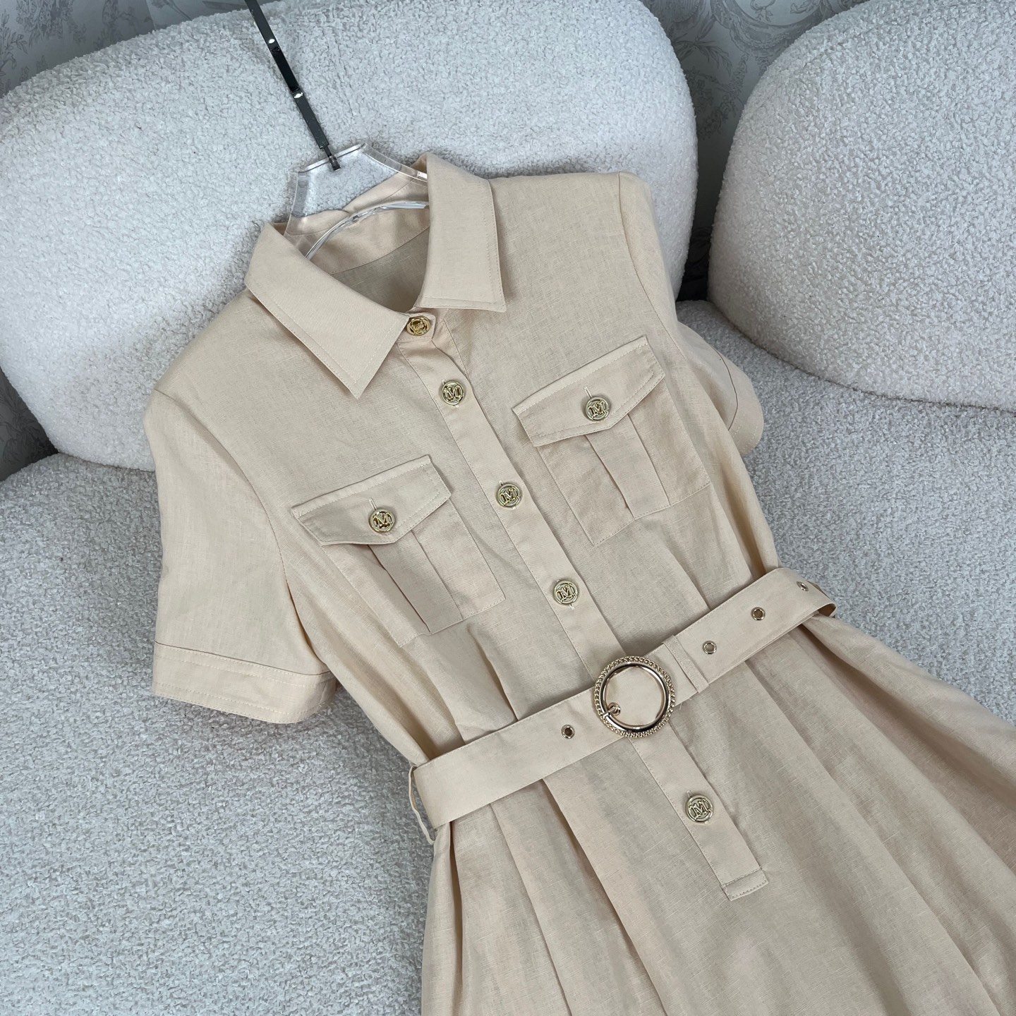 Stylish Linen Dress for Women: P874 New Arrival in Autumn Morning - 图片 6