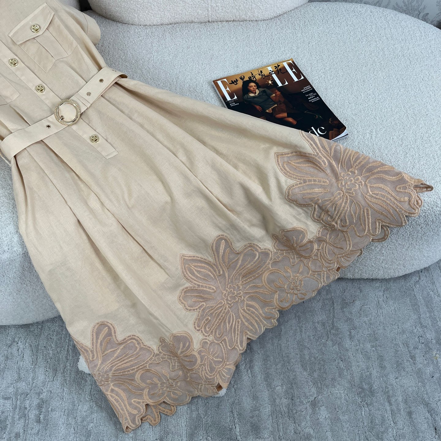 Stylish Linen Dress for Women: P874 New Arrival in Autumn Morning - 图片 7