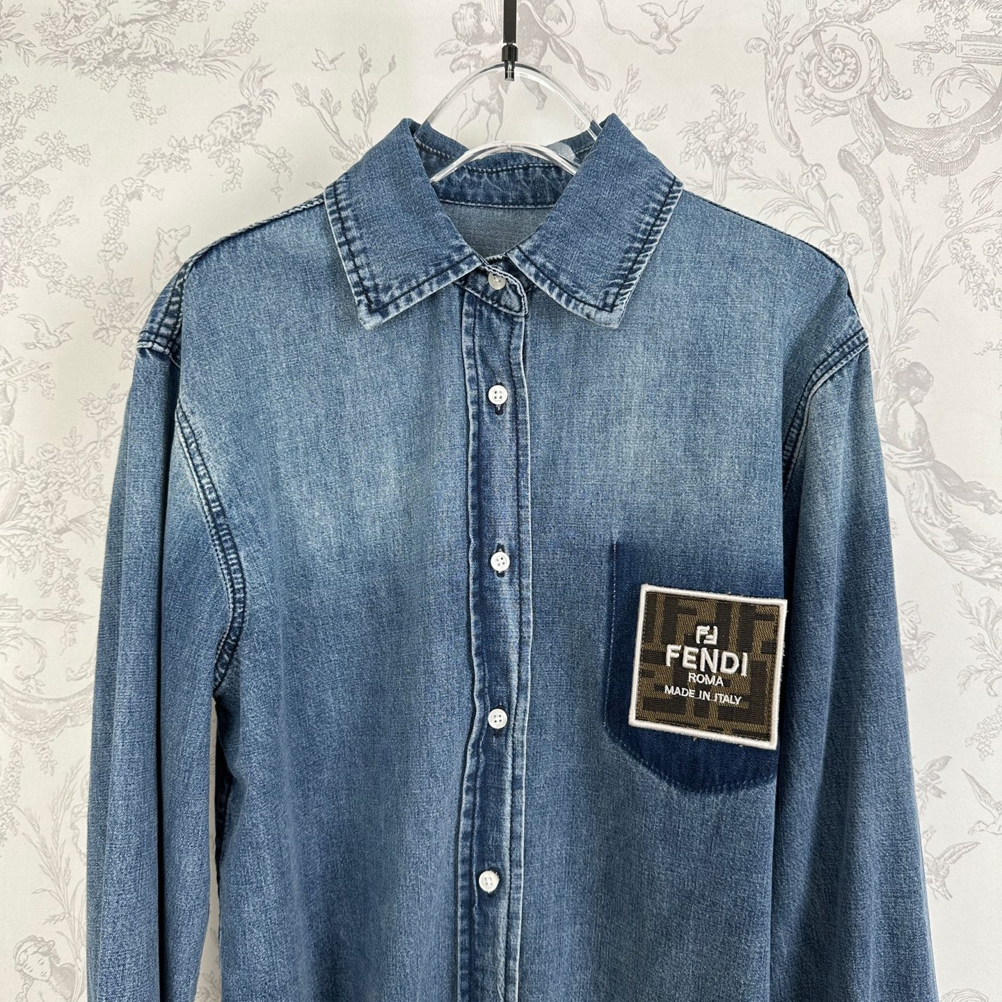 “High-Quality Heavy-Handed Female Cowboy Shirt with Special Washing Process – New Arrival for Early Autumn” - 图片 2
