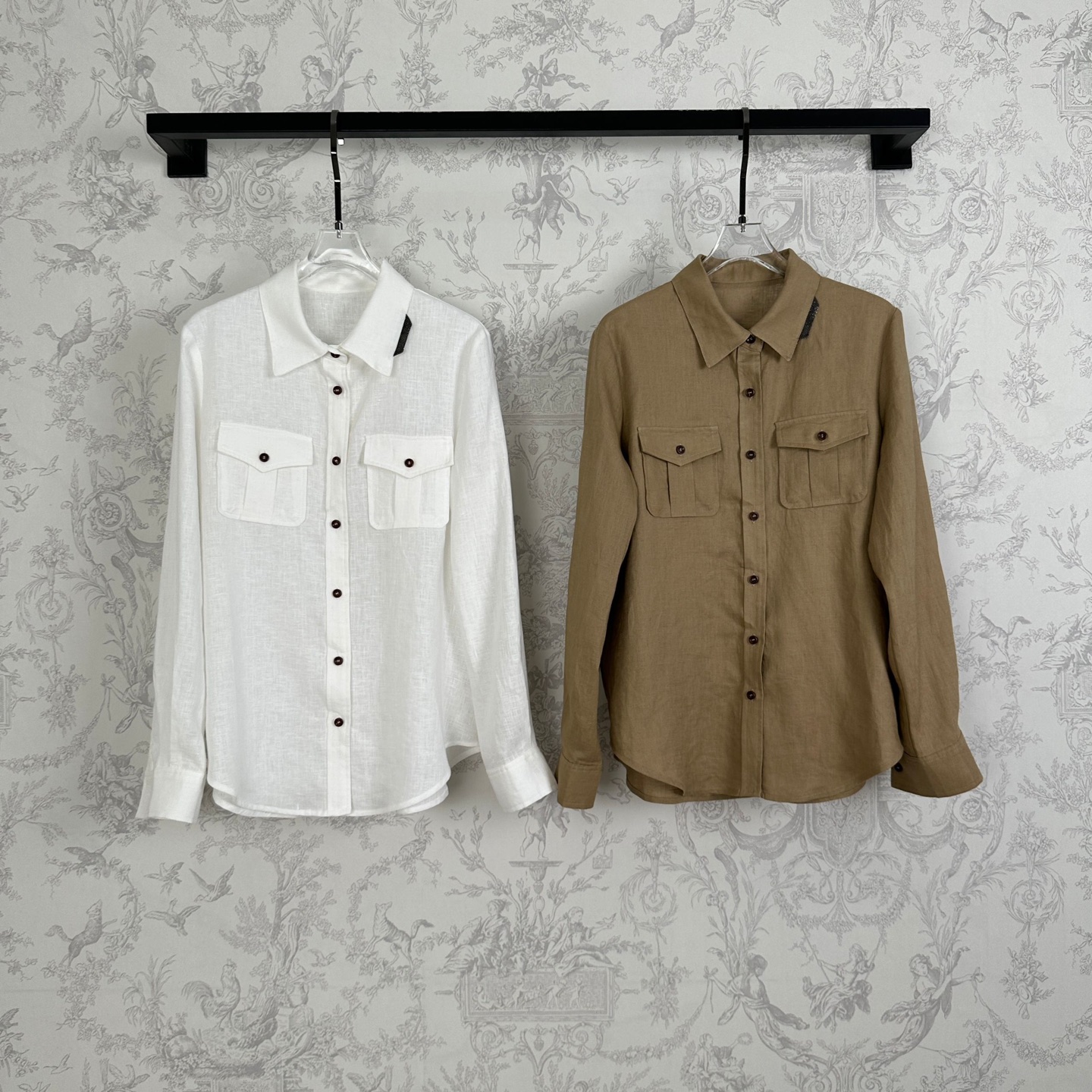 “High-Quality Women’s Linen Suit Set with Smelt Bags and Shirts for BC Morning”