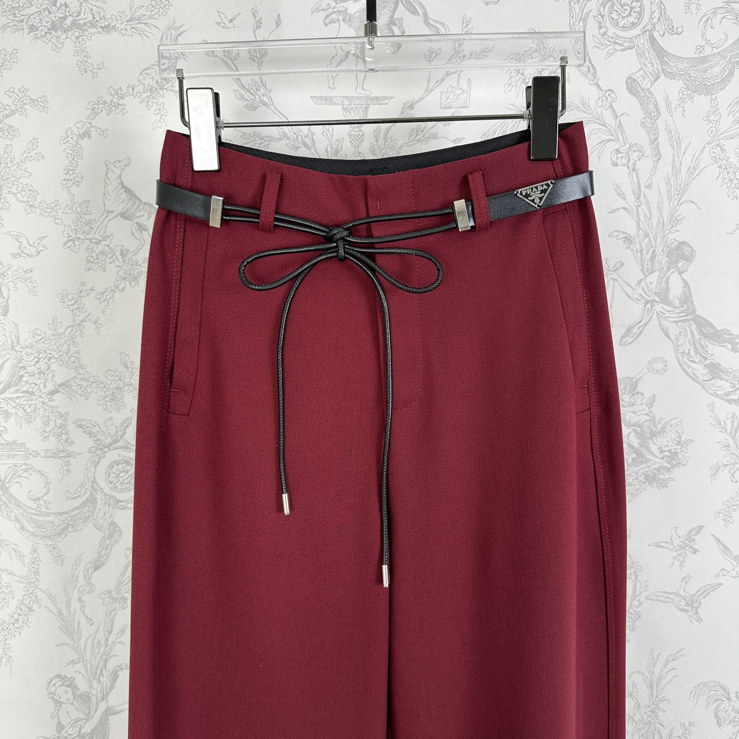 “Versatile P576 Dress: New Arrival for Early Autumn, Wool Mix Broad-Legged Pants in 3 Colors” - 图片 7
