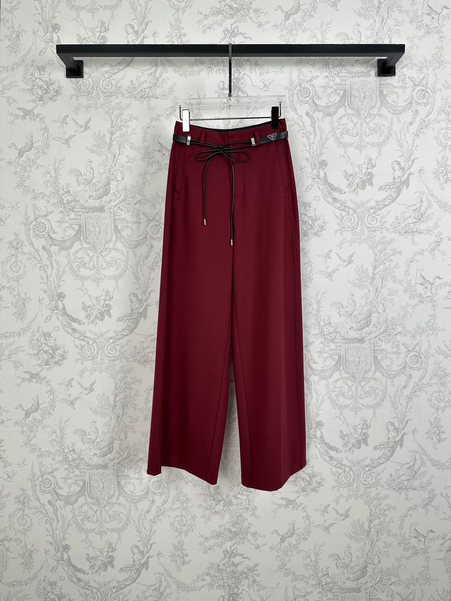 “Versatile P576 Dress: New Arrival for Early Autumn, Wool Mix Broad-Legged Pants in 3 Colors” - 图片 6
