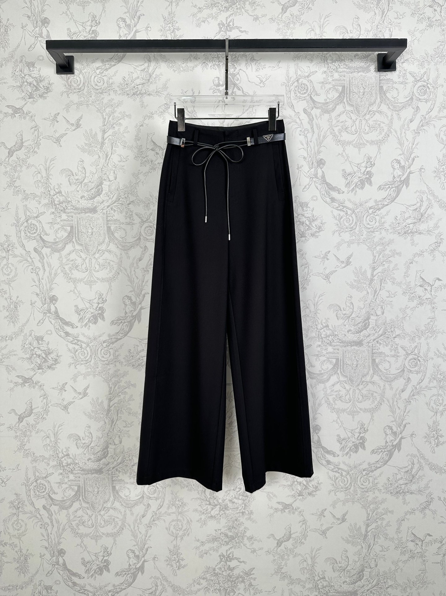 “Versatile P576 Dress: New Arrival for Early Autumn, Wool Mix Broad-Legged Pants in 3 Colors” - 图片 8