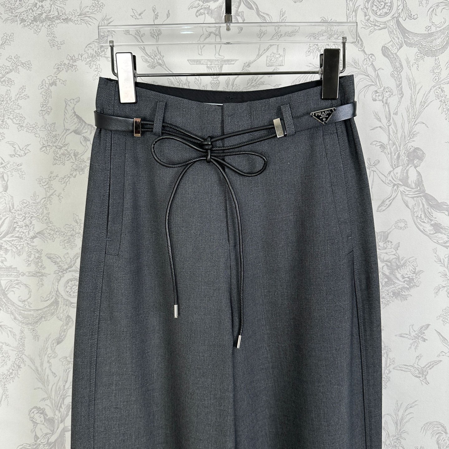 “Versatile P576 Dress: New Arrival for Early Autumn, Wool Mix Broad-Legged Pants in 3 Colors” - 图片 5