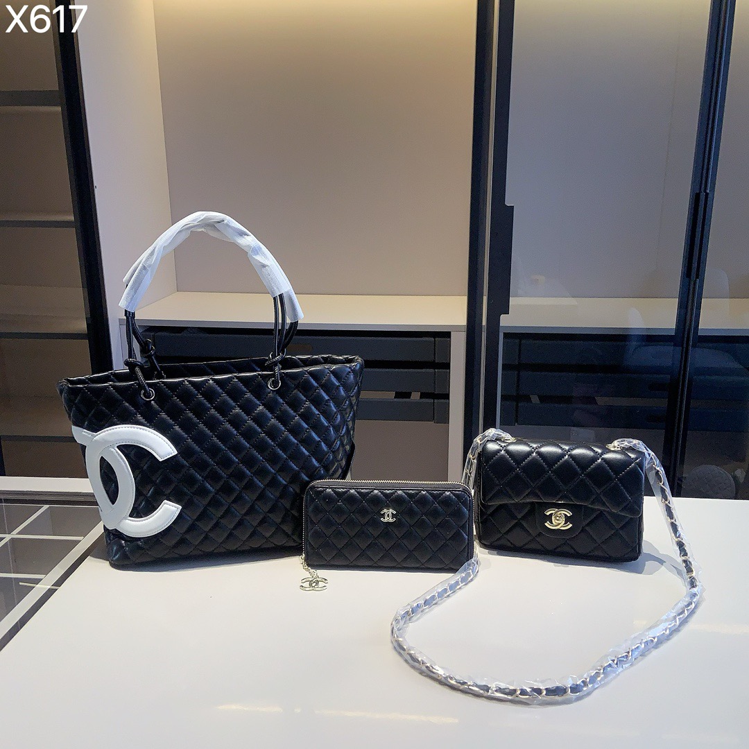 🅿️233new Combinations | New Series Combination ️The Most Popular Kangpeng Series Tote Bag Shopping Bag At The Counter Embroidered Fabric It Feels Great In Hand Hardware Extra Large Capacity Pair It With A Small And Popular Square Fat Chain Bag Super Fashionable And Versatile The Small Rhombus Long Wallet Is Very Matching