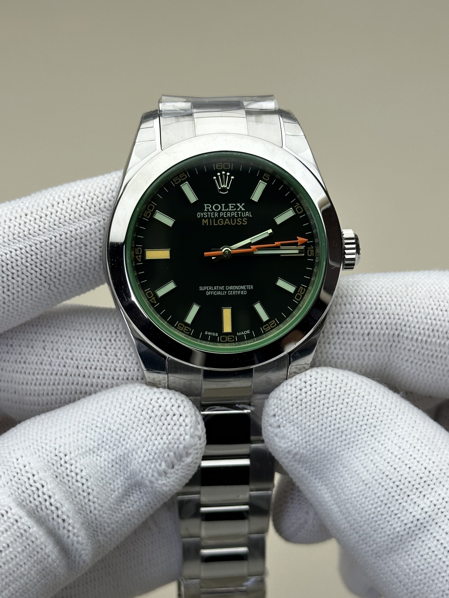 NO:158782,jvs green glass,19860909jvs绿玻璃,,Watch