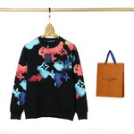 Top 1:1 Replica
 Louis Vuitton Clothing Sweatshirts Black Blue Unisex Cotton Fall/Winter Collection