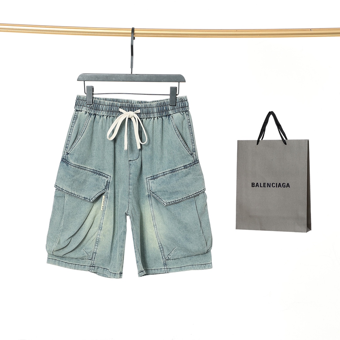 Balenciaga Clothing Jeans Shorts Unisex Spring/Summer Collection