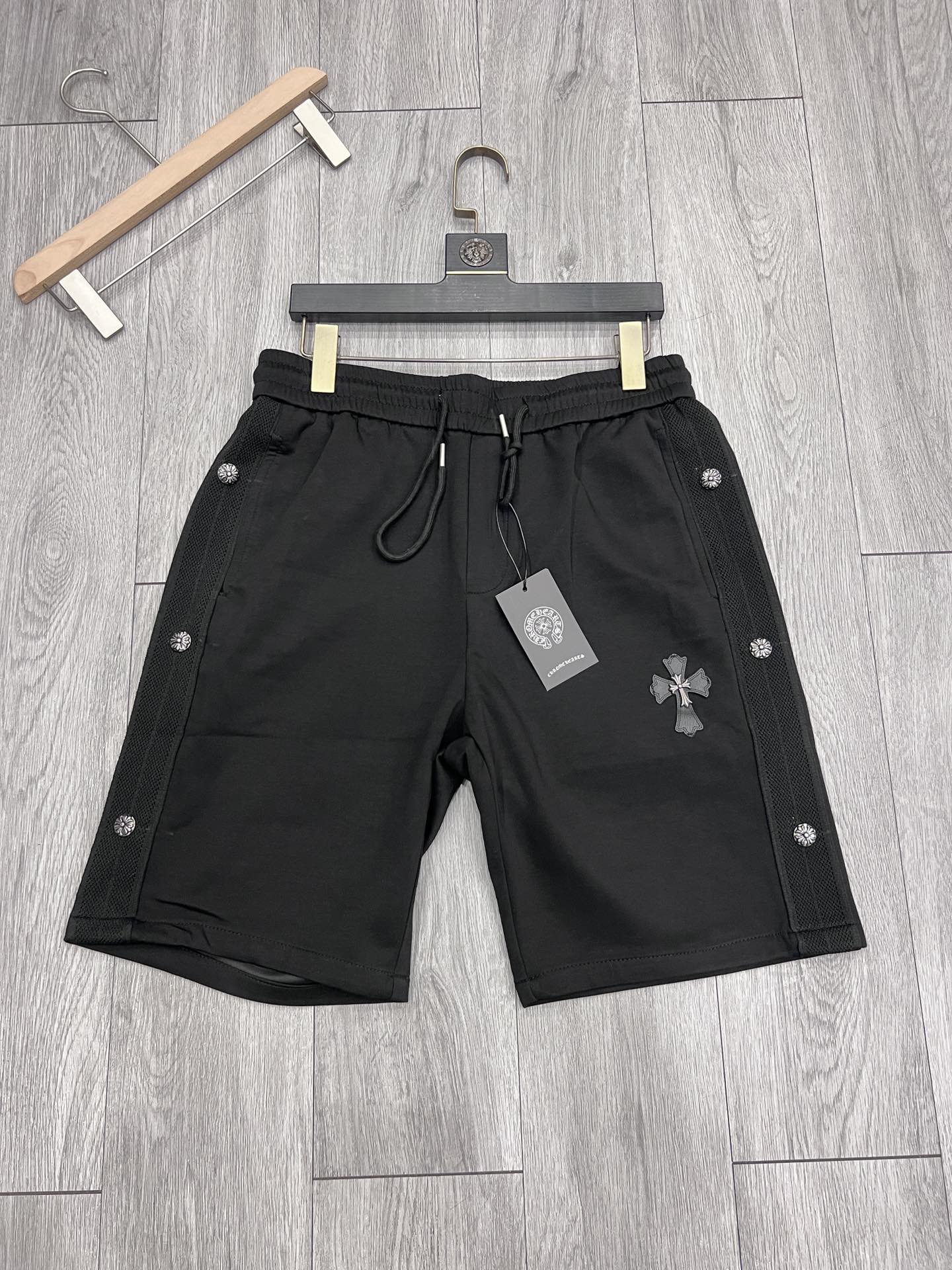 Chrome Hearts Fake
 Clothing Shorts Black Printing Summer Collection Casual