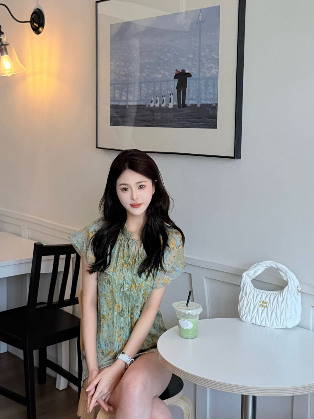 Elegant Floral Print Silk Dress for Women - Breathable and Chic 1 i1747048668527 6509 0 0