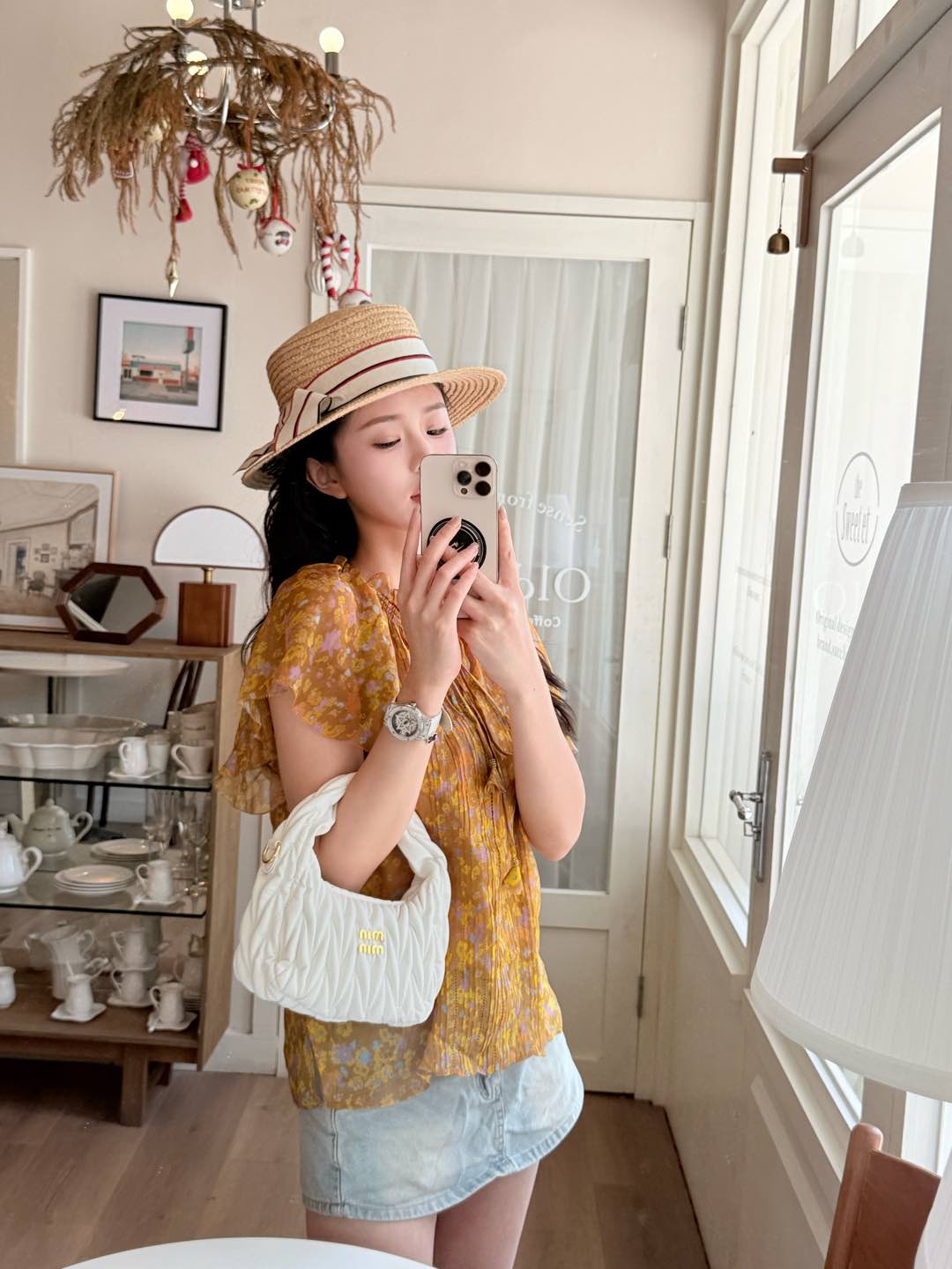 Elegant Floral Print Silk Dress for Women - Breathable and Chic 7 i1747052432317 7960 0 6