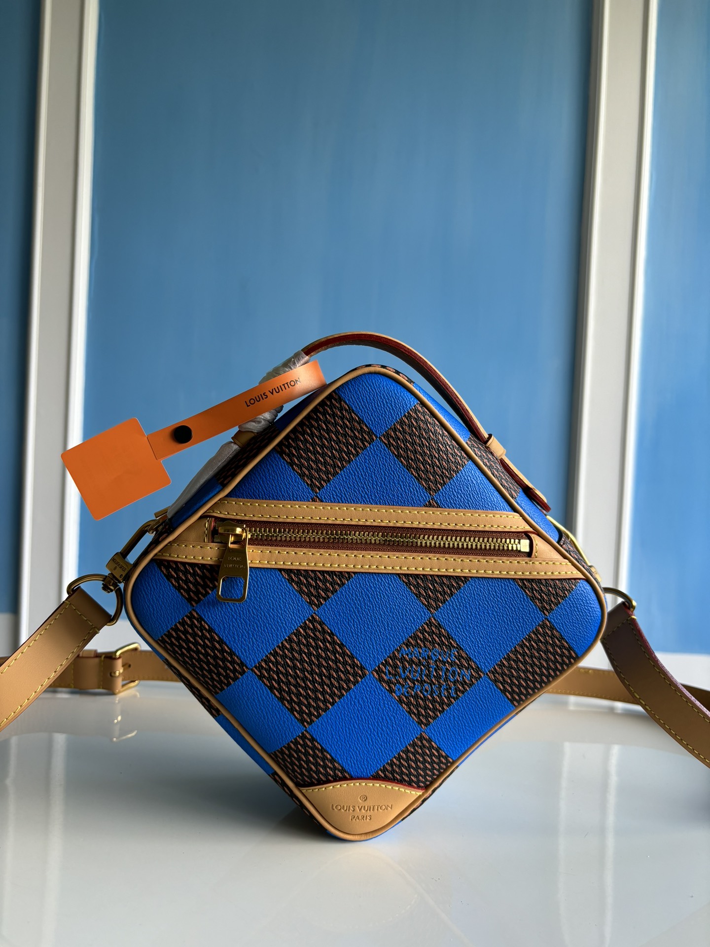 Louis Vuitton Blauw Groen Oranje Rood Geel Mannen Lente/Zomercollectie N40548