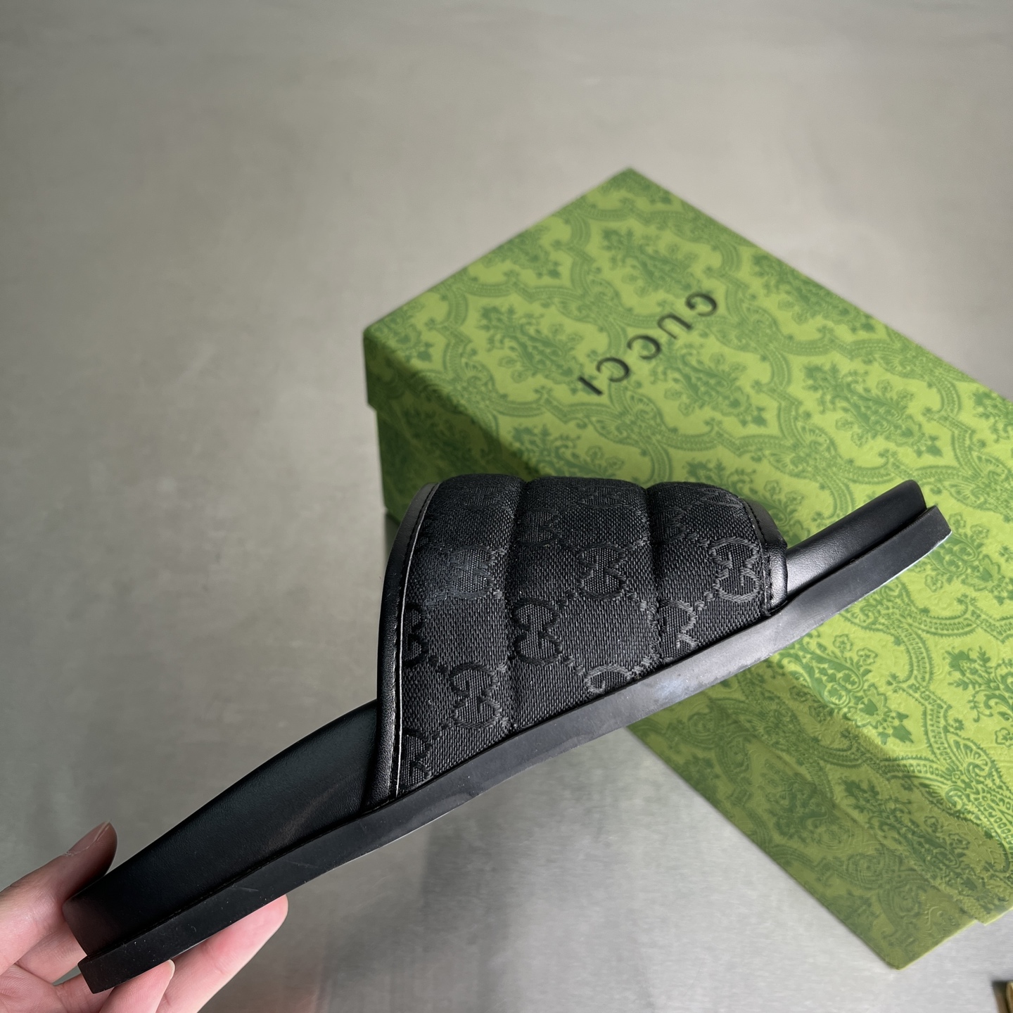 Gucci Double G Embossed Slide Sandals Comfortable Thick Sole Shoes 5 i1743677707254 1366 0 3
