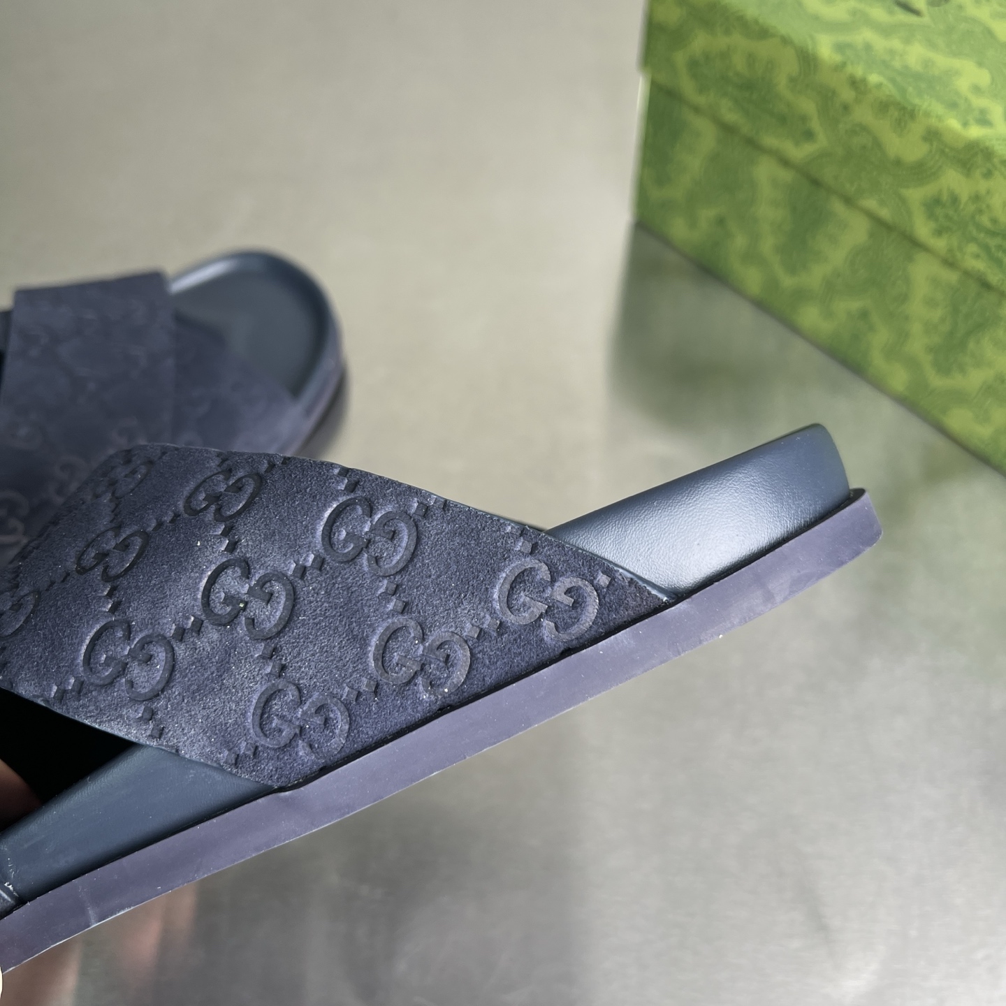 Gucci Double G Embossed Crisscross Slides Sandals Unisex Thick Sole 8 i1743678096429 1061 0 6