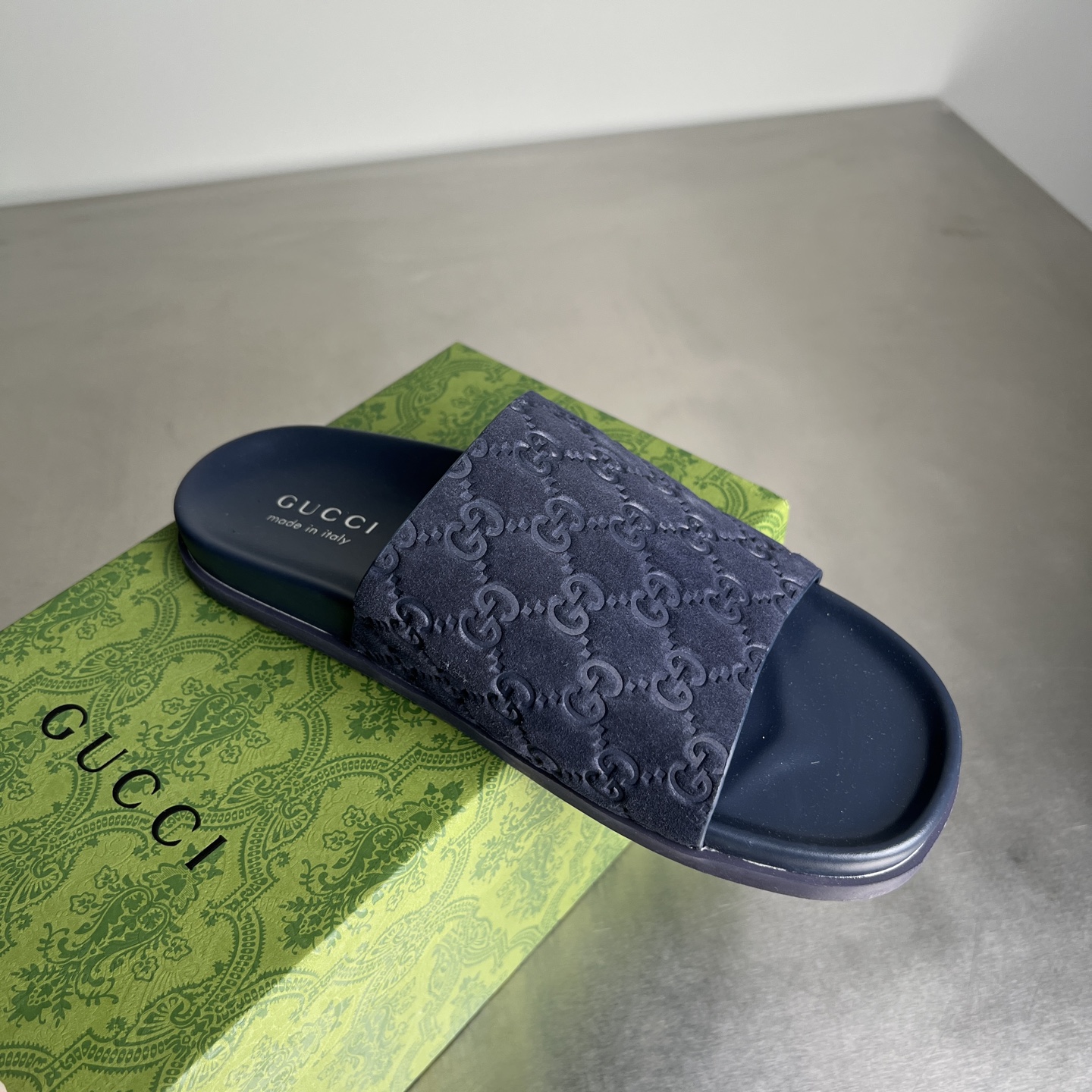 Gucci Double G Embossed Slides Sandals - Comfortable Thick Sole Design 4 i1743678145095 2606 0 2