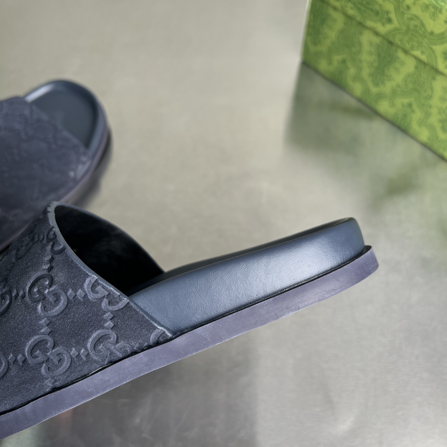 Gucci Double G Embossed Slides Sandals - Comfortable Thick Sole Design 8 i1743678145198 2613 0 6