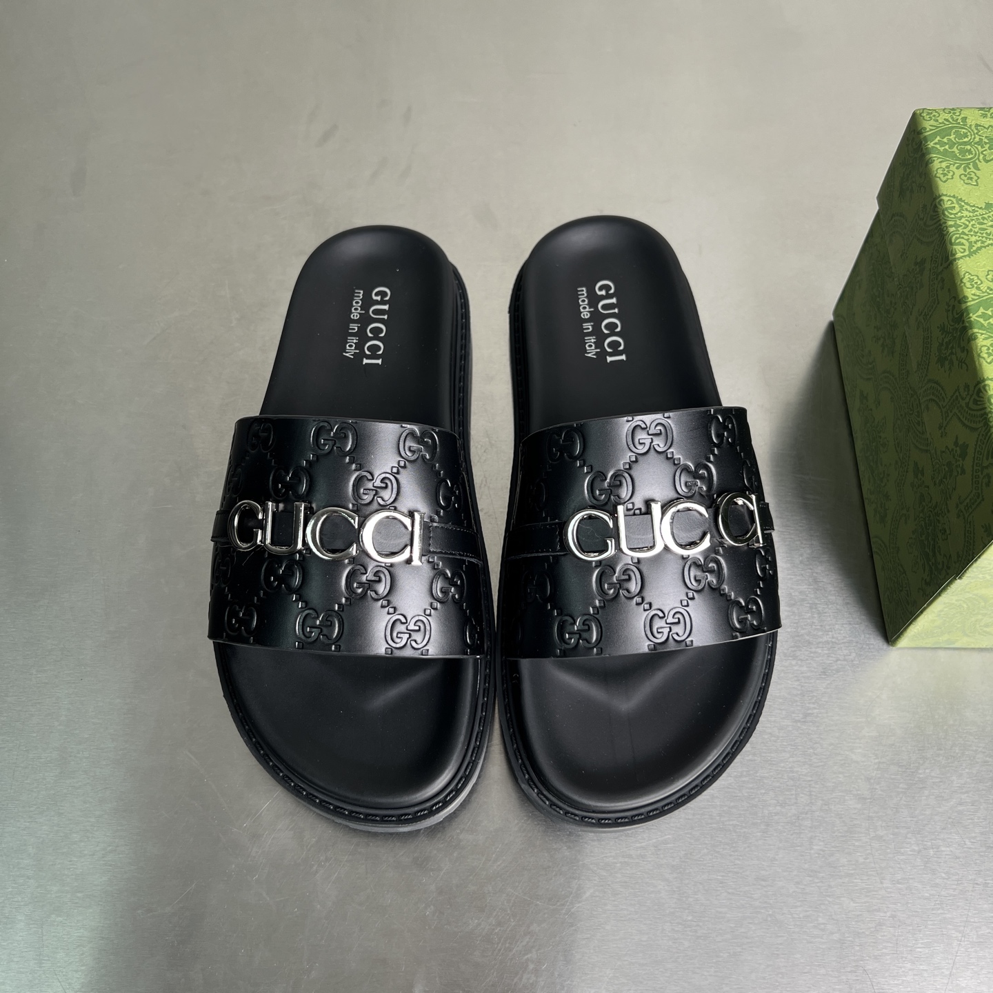 Gucci Double G Embossed Slide Sandal - Classic Design, Modern Style, Comfort Fit 7 i1745357446298 2499 0 5
