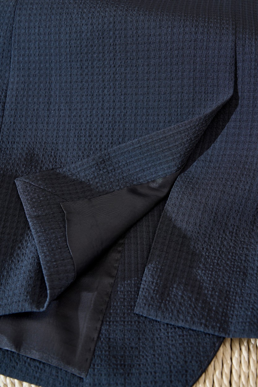 Bubble Veil Textured Business Suit with Horn Buttons: Fashionable and Practical Choice - 图片 7