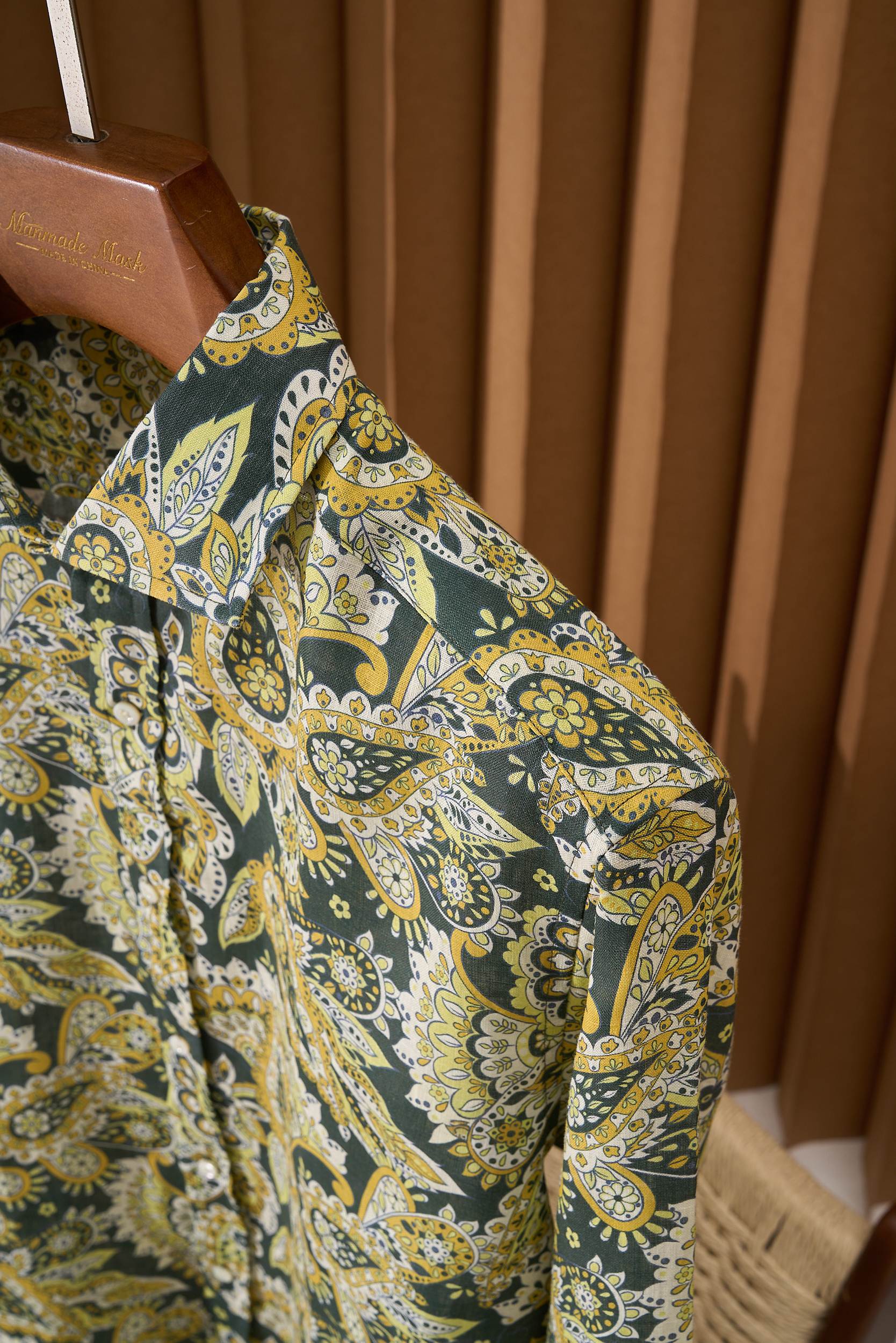 Ricin Fiber Sunlight Effects on Ground; Special Process for Natural Look and Feel; Vintage Style Clothing. - 图片 4