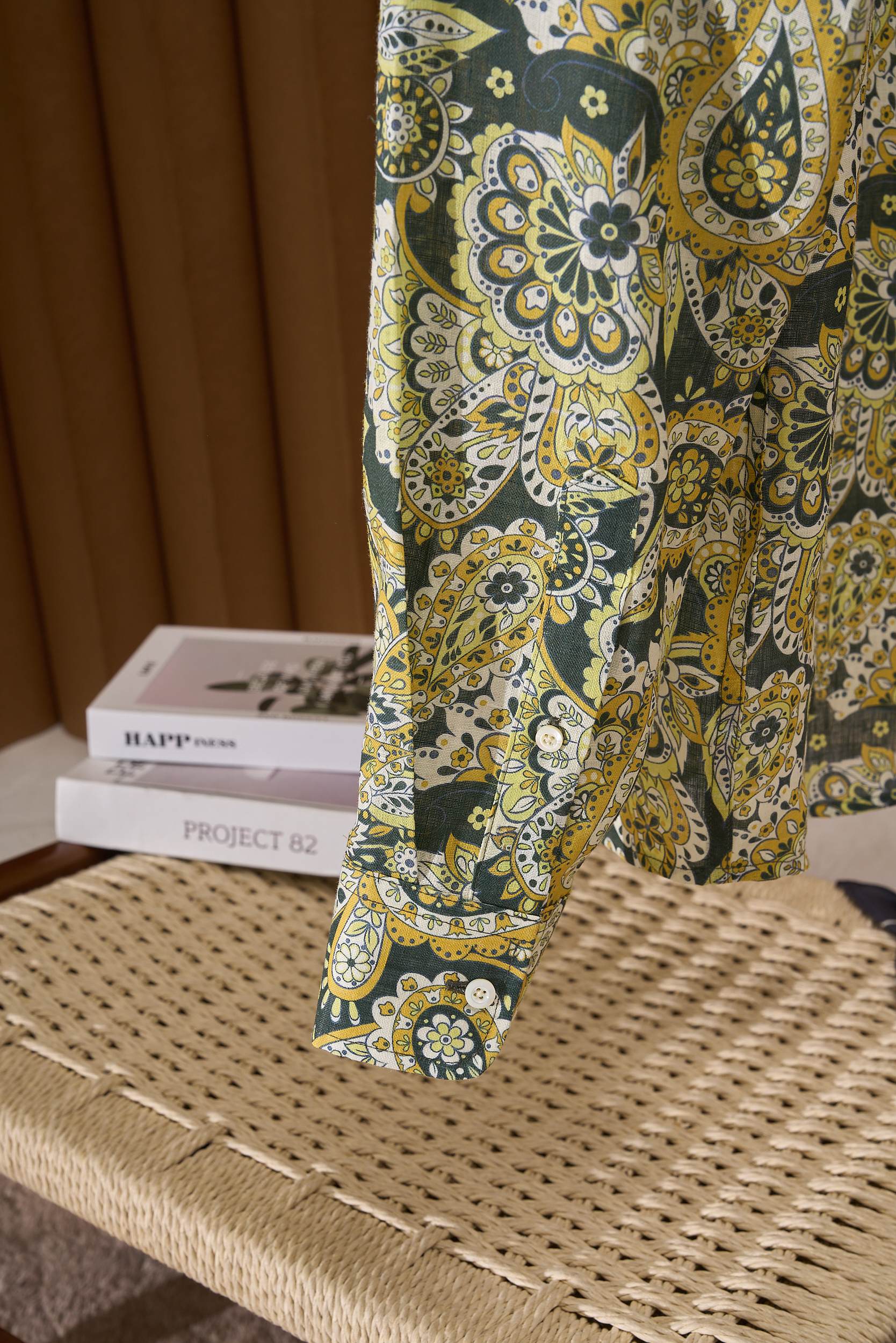 Ricin Fiber Sunlight Effects on Ground; Special Process for Natural Look and Feel; Vintage Style Clothing. - 图片 6