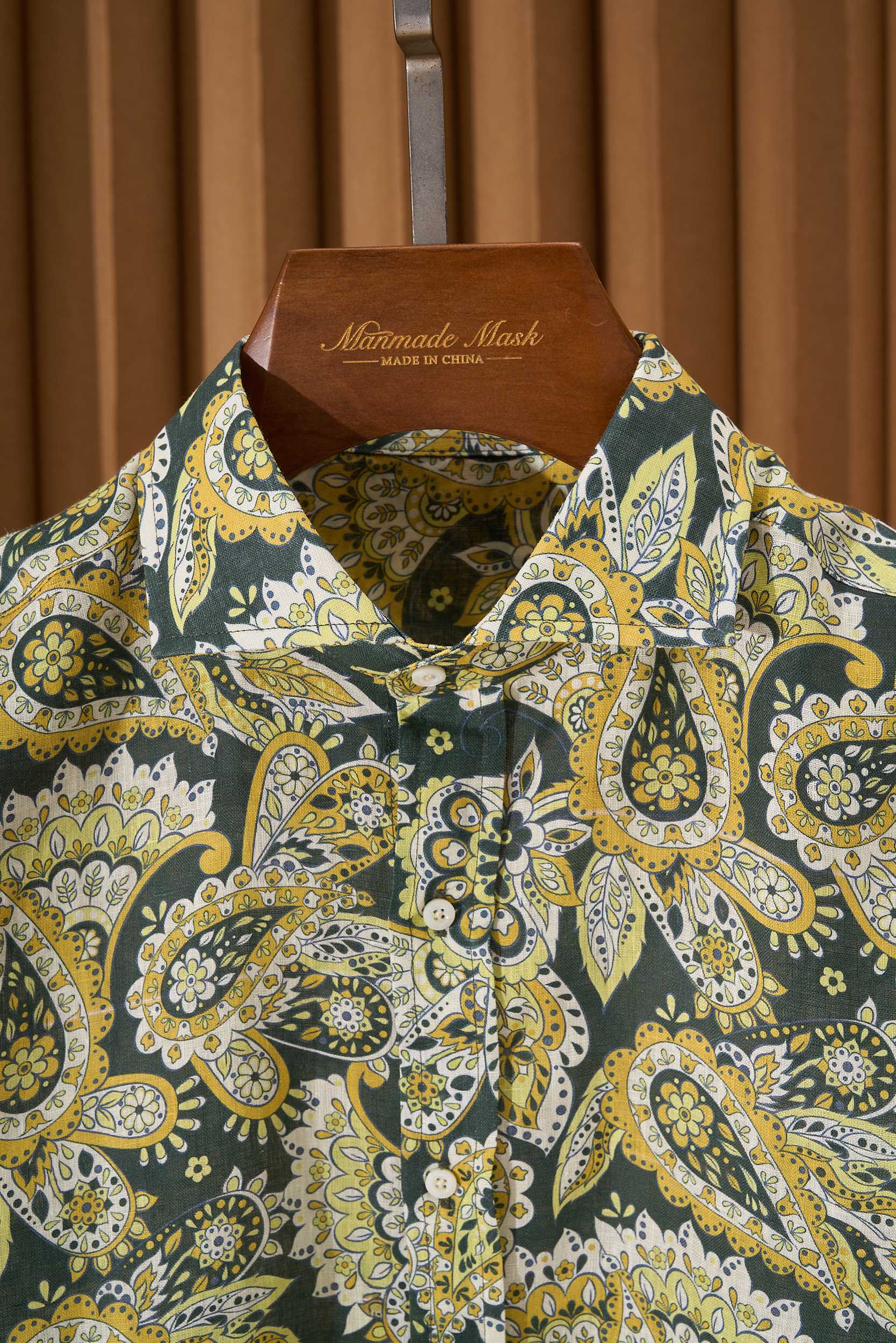 Ricin Fiber Sunlight Effects on Ground; Special Process for Natural Look and Feel; Vintage Style Clothing. - 图片 3