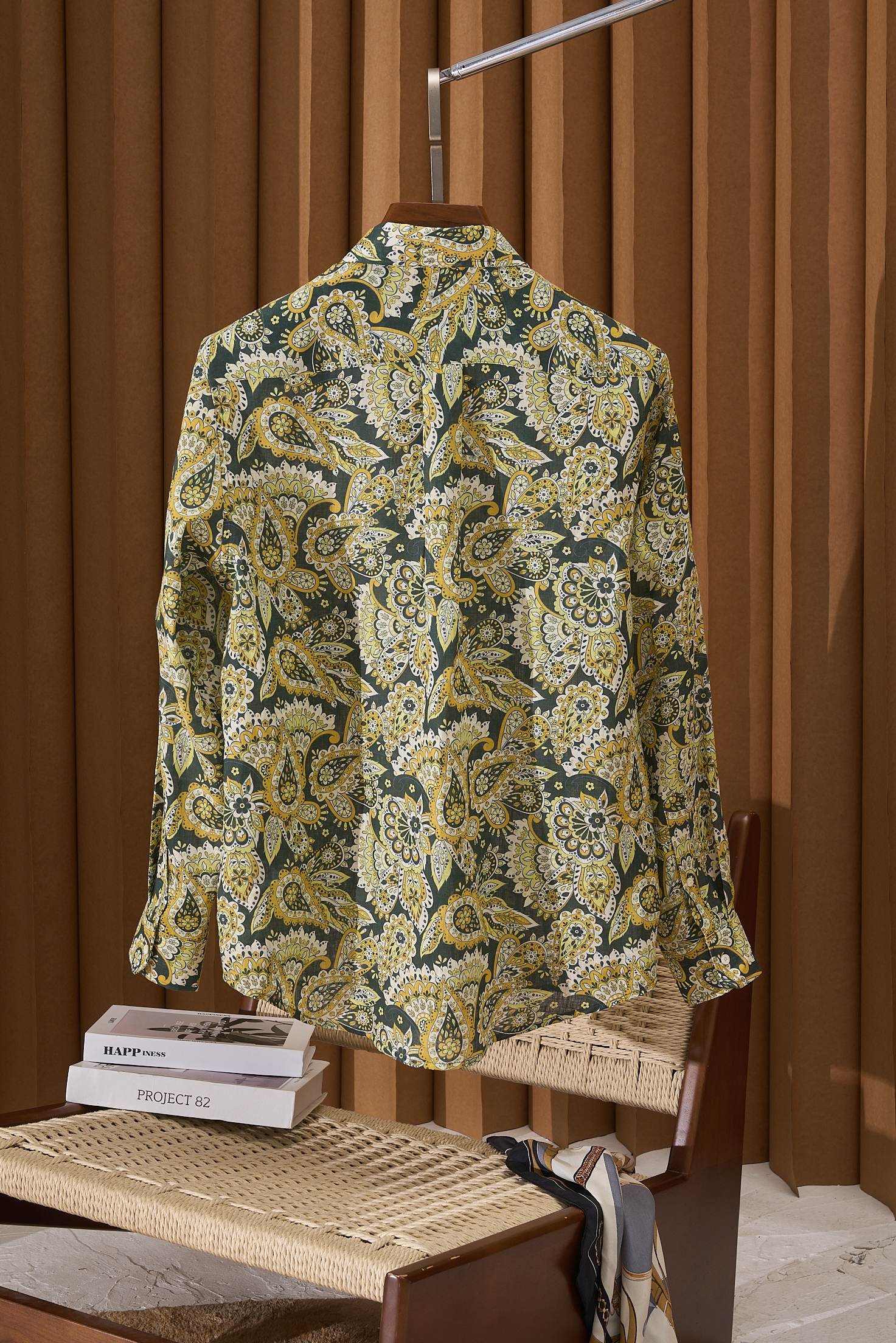 Ricin Fiber Sunlight Effects on Ground; Special Process for Natural Look and Feel; Vintage Style Clothing. - 图片 2