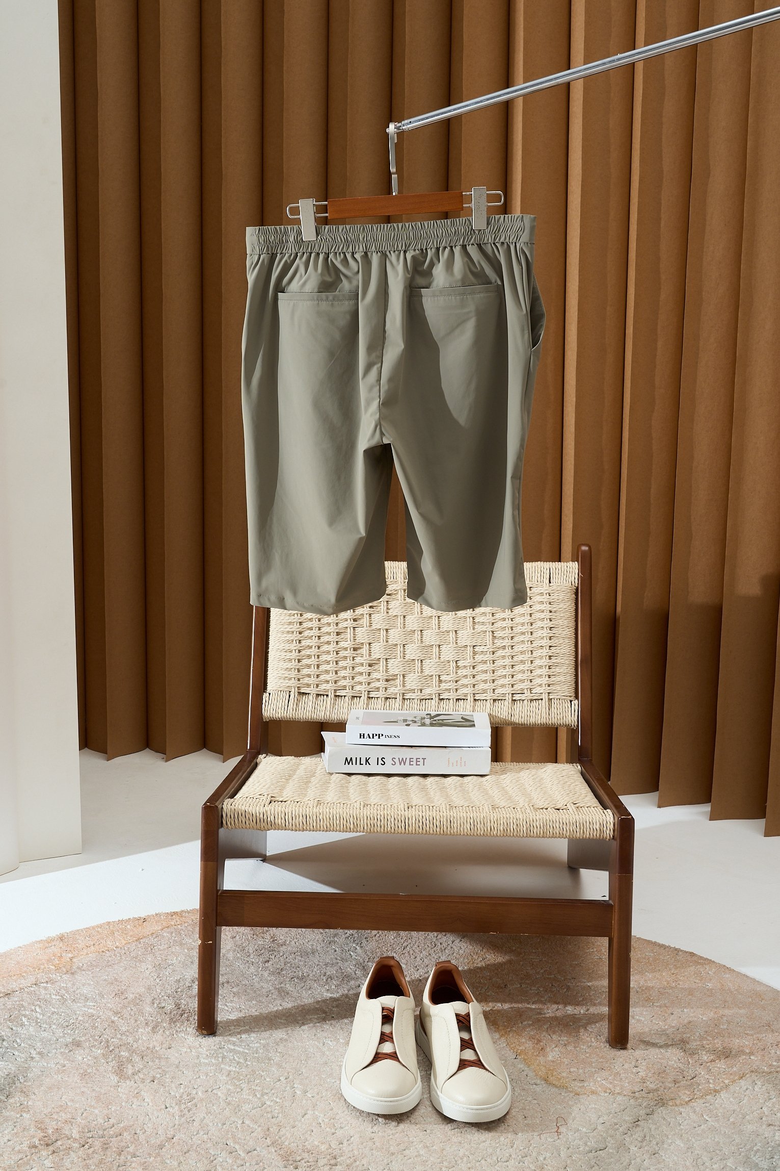 High-Quality Regenerated Polyester Leisure Shorts for Summer Comfort - 图片 2