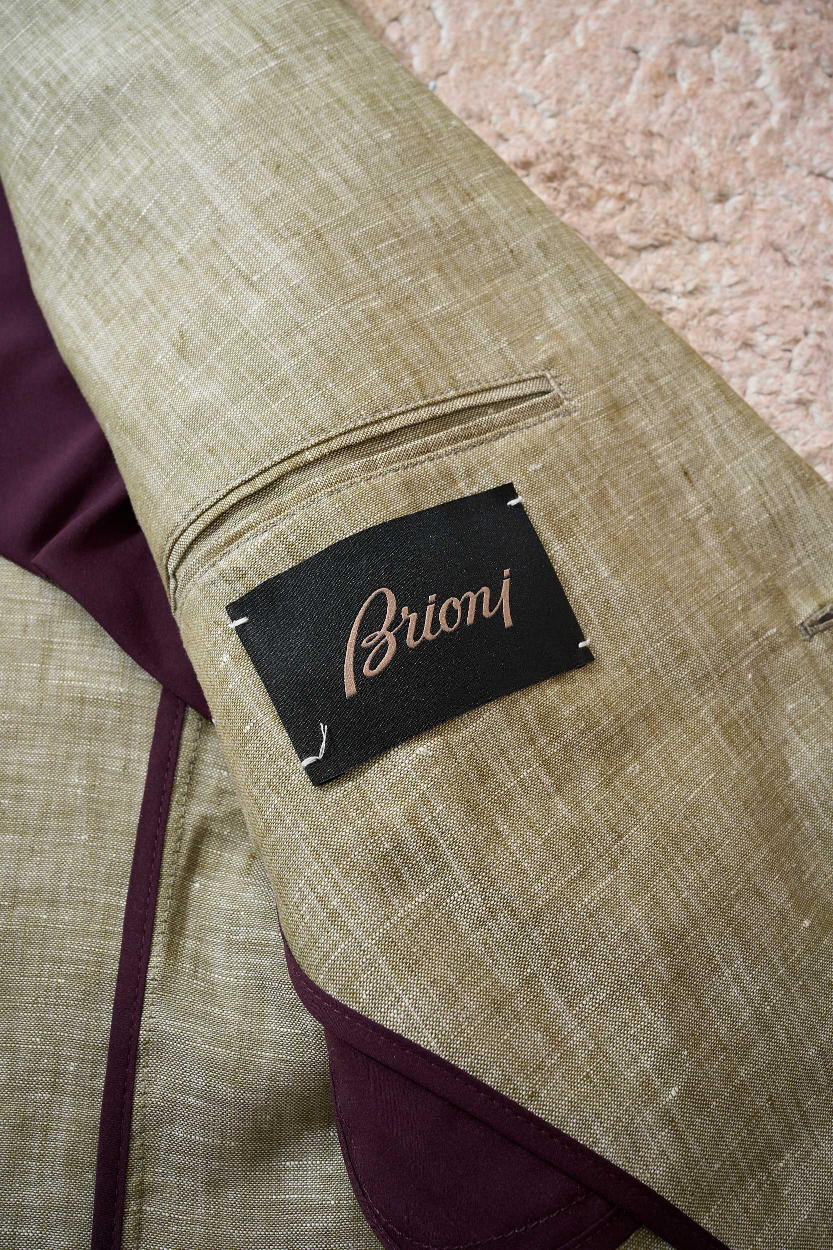 【“麻王”之称顶奢solbiati30支138克进口亚麻面料复古老钱风款式平驳领两粒扣斜插衬单西装】顶奢