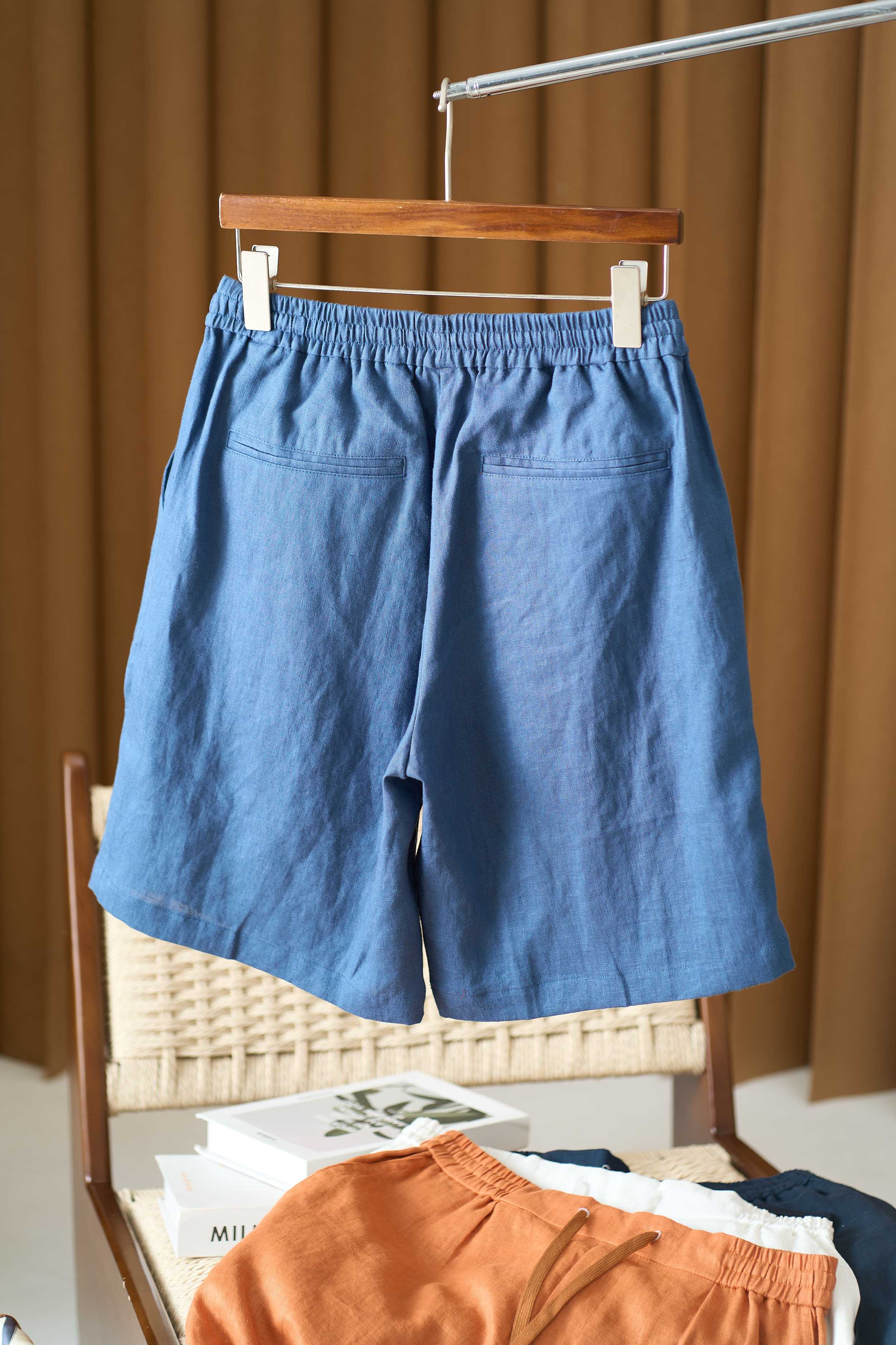 ZILIMARK Linen Shorts Women Summer Casual Drawstring Elastic Waist 3 a1751512425425 3486