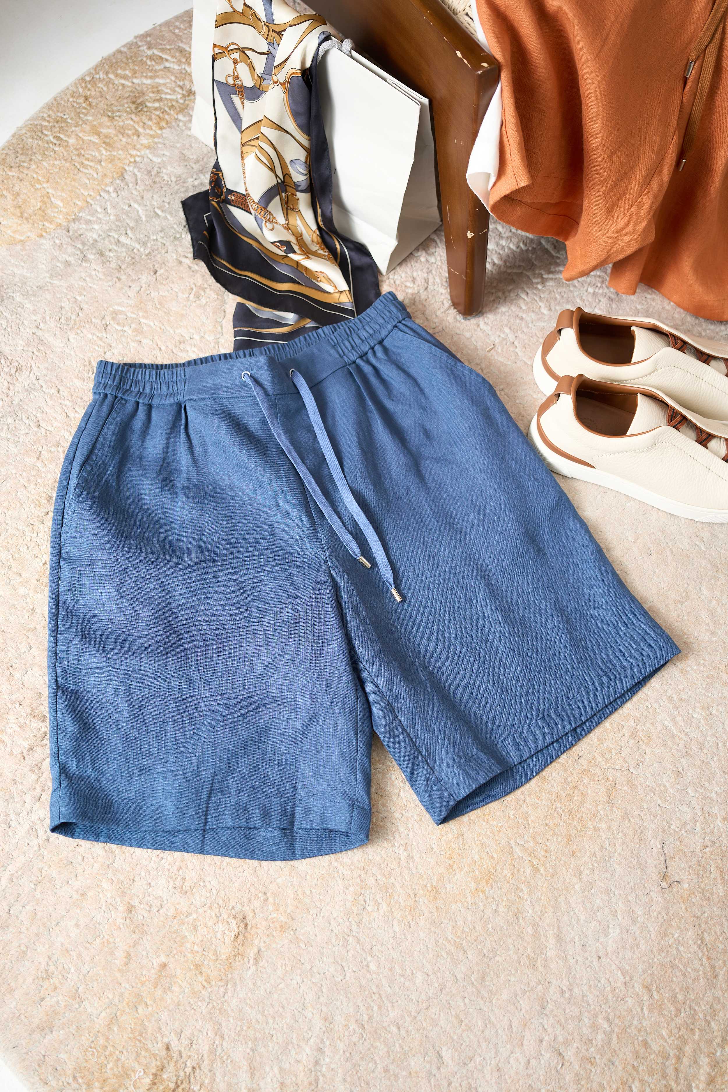ZILIMARK Linen Shorts Women Summer Casual Drawstring Elastic Waist 6 a1751512425839 3862