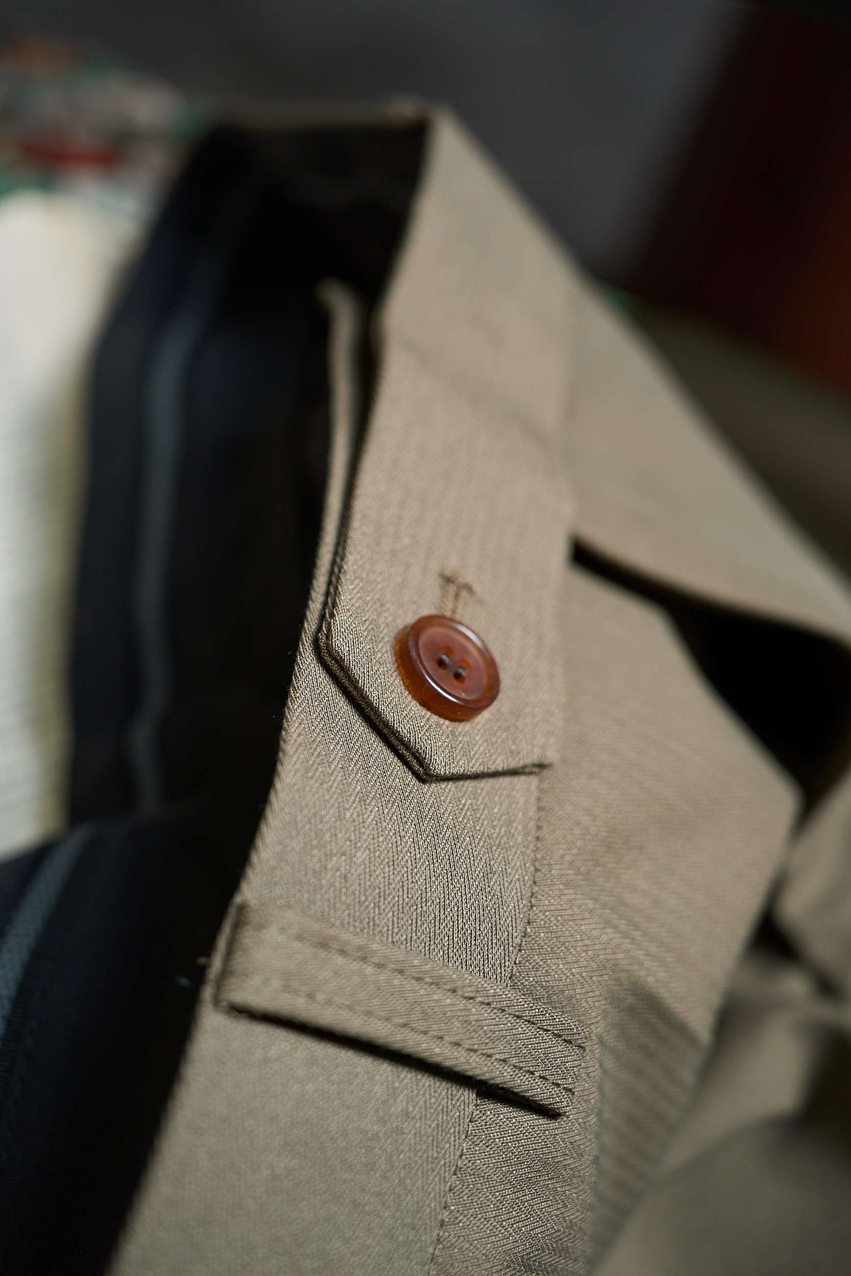 【奢品纹理！复古臻品“鱼骨纹”含羊毛醋酸天丝纤维面料垂感度舒适度极高挺括有型休闲西裤】复古鱼骨纹休闲西裤