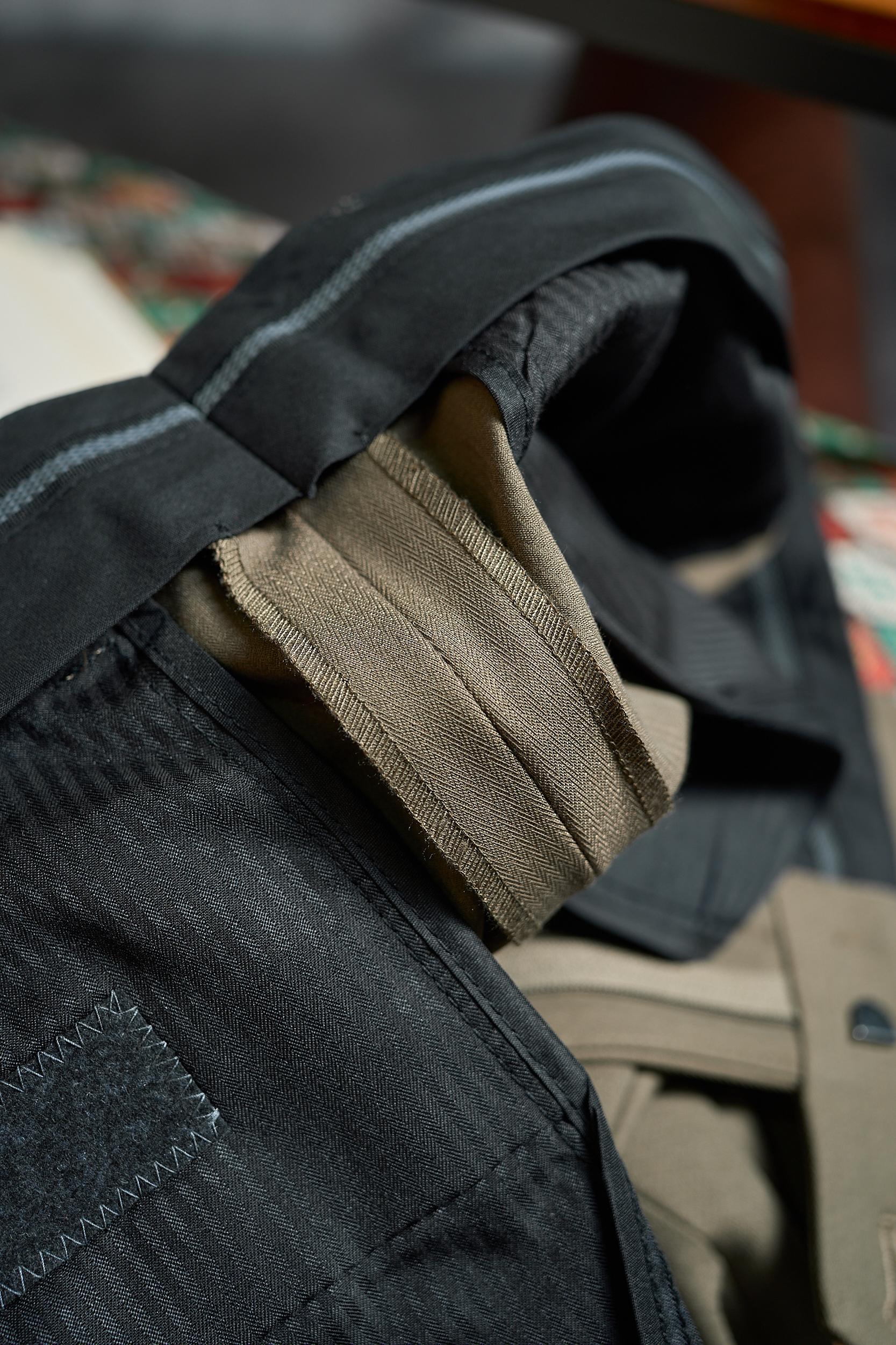 【奢品纹理！复古臻品“鱼骨纹”含羊毛醋酸天丝纤维面料垂感度舒适度极高挺括有型休闲西裤】复古鱼骨纹休闲西裤