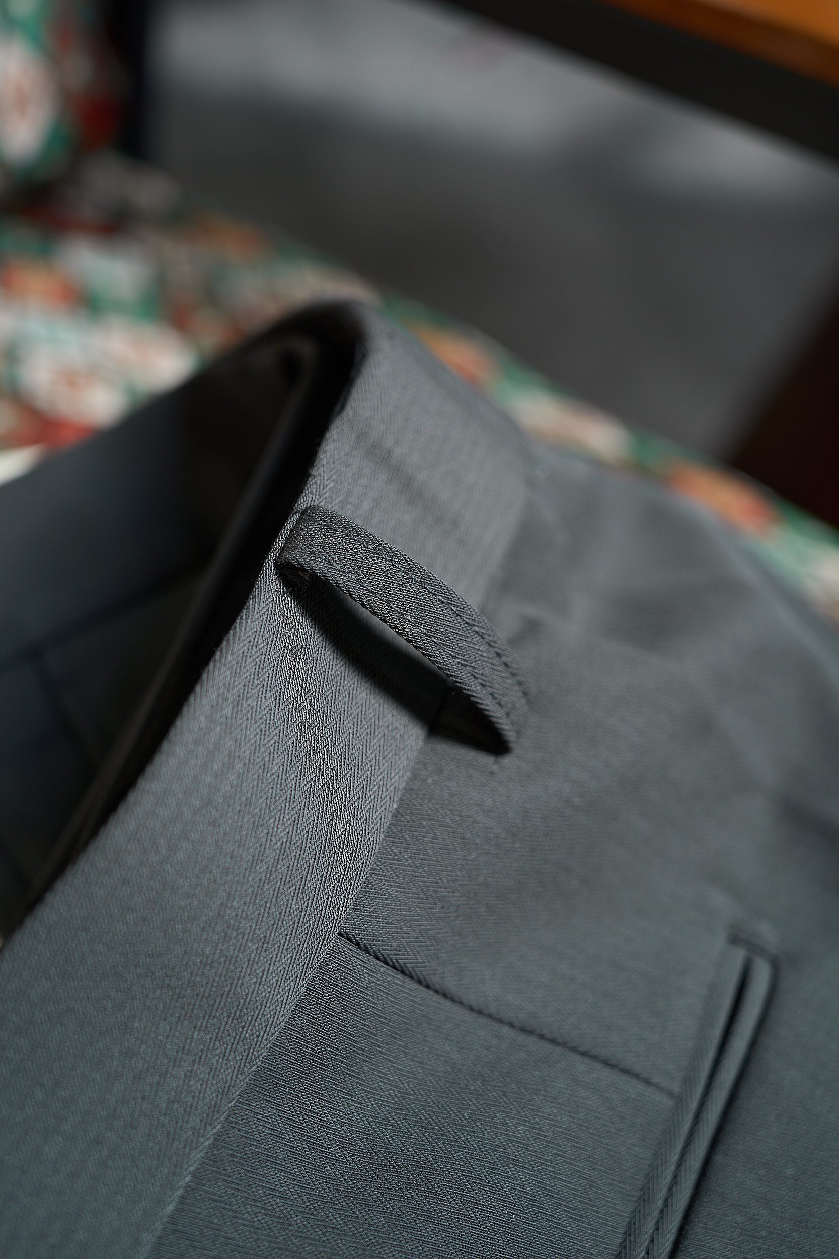 【奢品纹理！复古臻品“鱼骨纹”含羊毛醋酸天丝纤维面料垂感度舒适度极高挺括有型休闲西裤】复古鱼骨纹休闲西裤