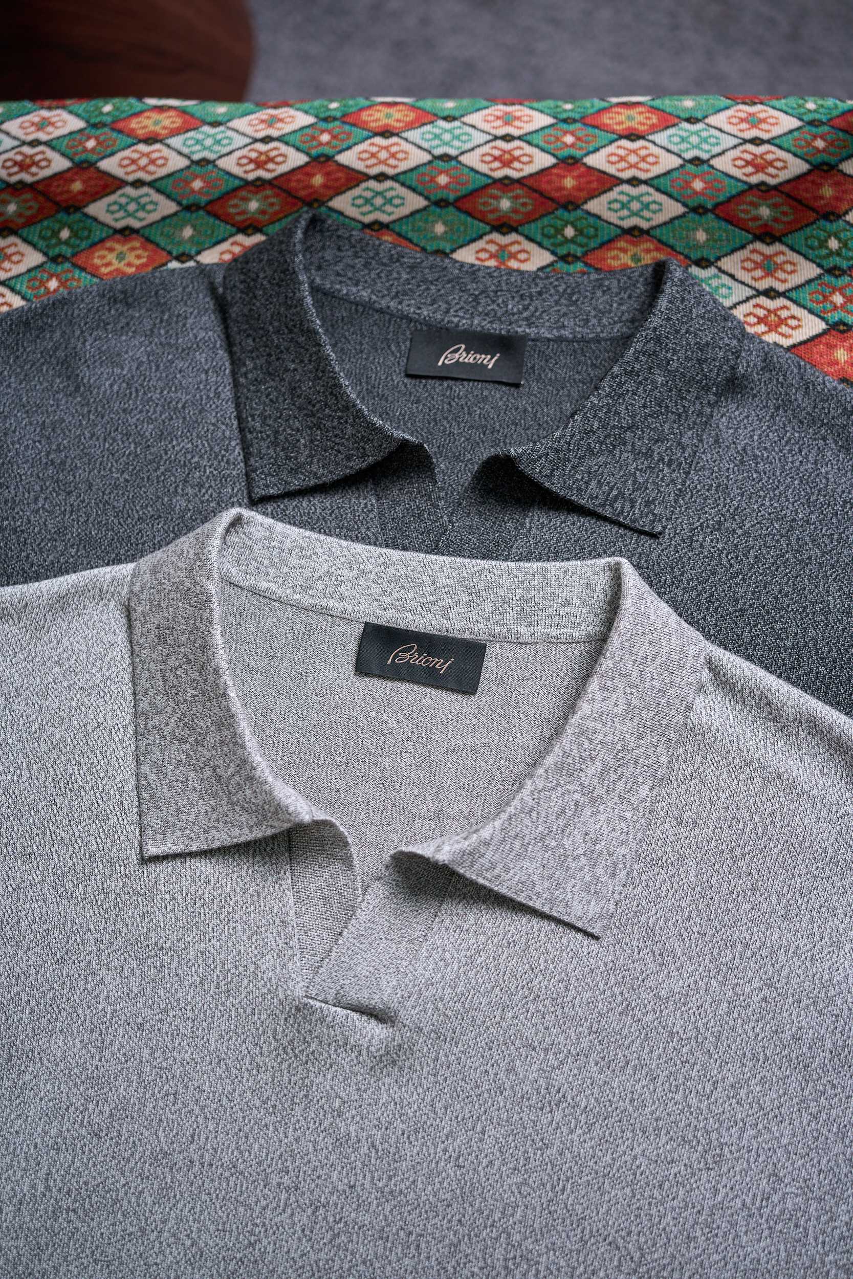 【Brioni 海鸥领莱赛尔Polo衫：意式奢华，舒适之选】一、品牌底蕴作为1945年创立于意大利的顶奢
