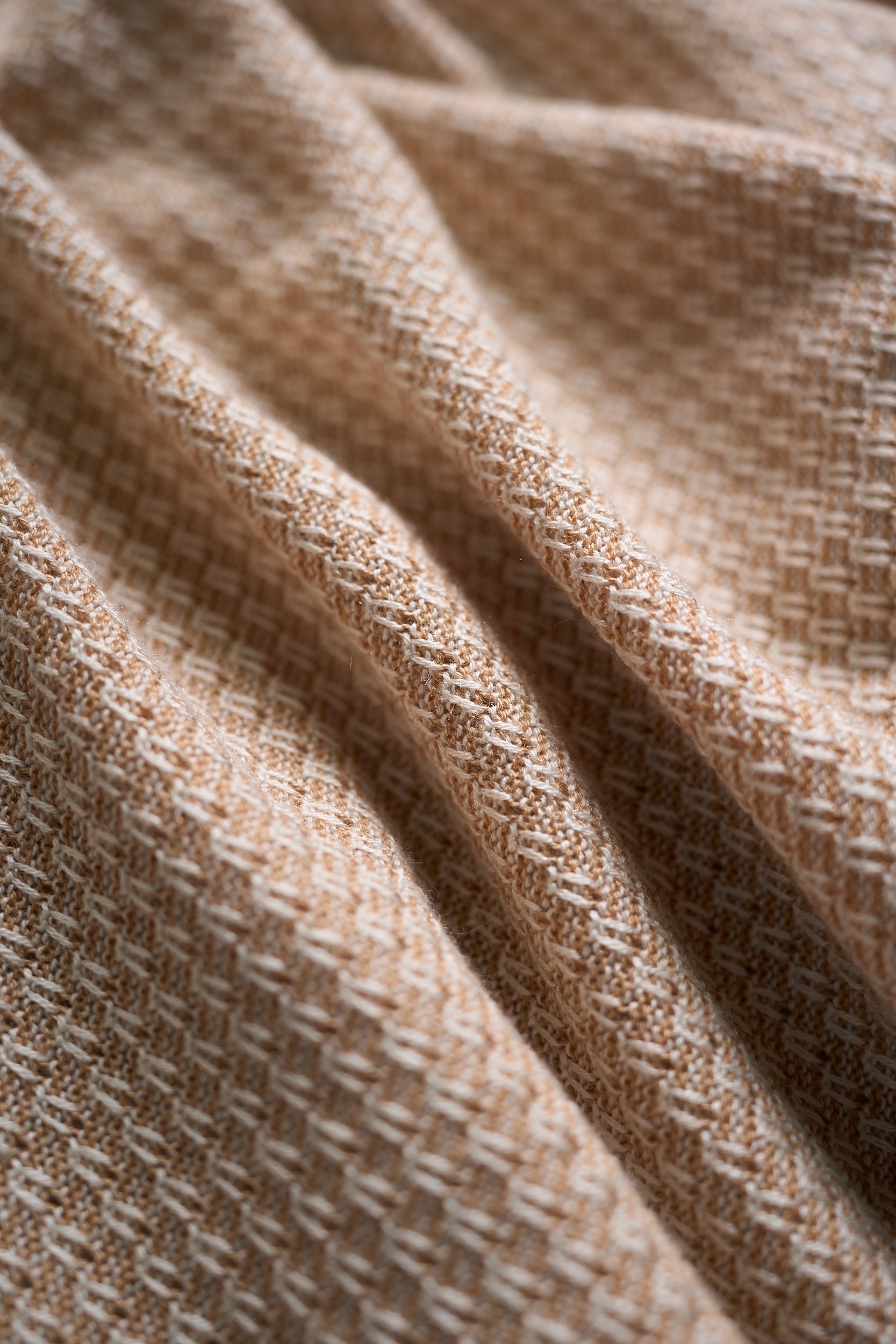 【奢品缔造！进口含15%羊绒85%桑蚕丝纱线提花镂空针织花纹经典海鸥领设计翻领针织短袖POLO衫】奢品级