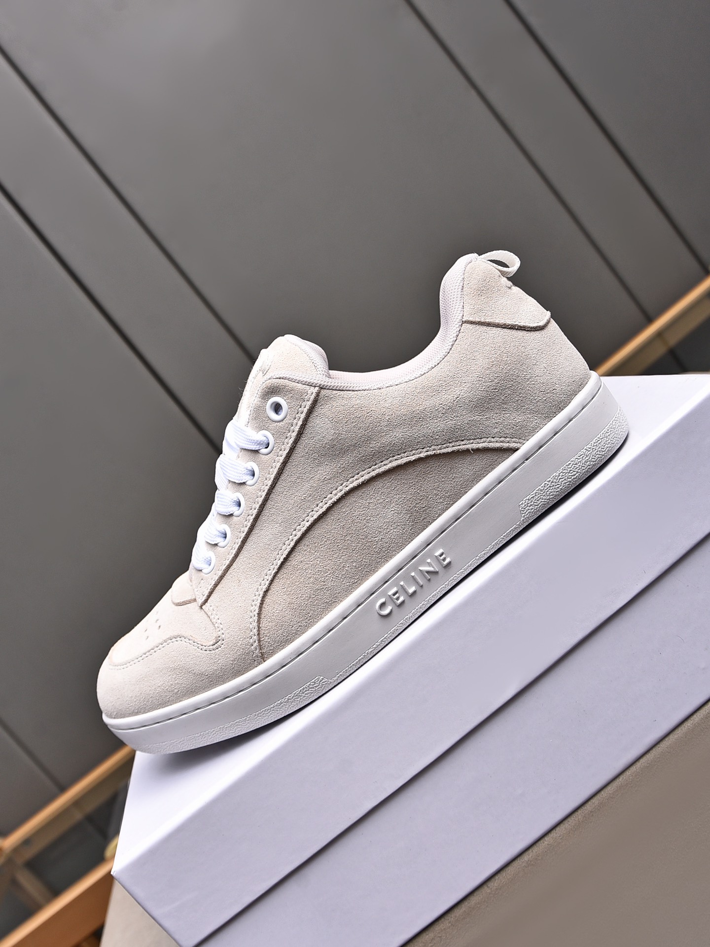 CELINE 2025 Early Spring Fashion Sneakers, Suede Leather Upper, Rubber Sole 7 i1733069872 36 8