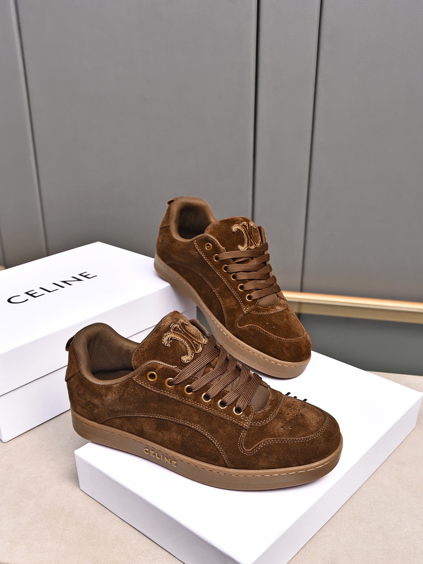 CELINE 2025 Pre-Spring Men's Suede Casual Shoes - Stylish & Comfortable 5 i1733069900 5704 4