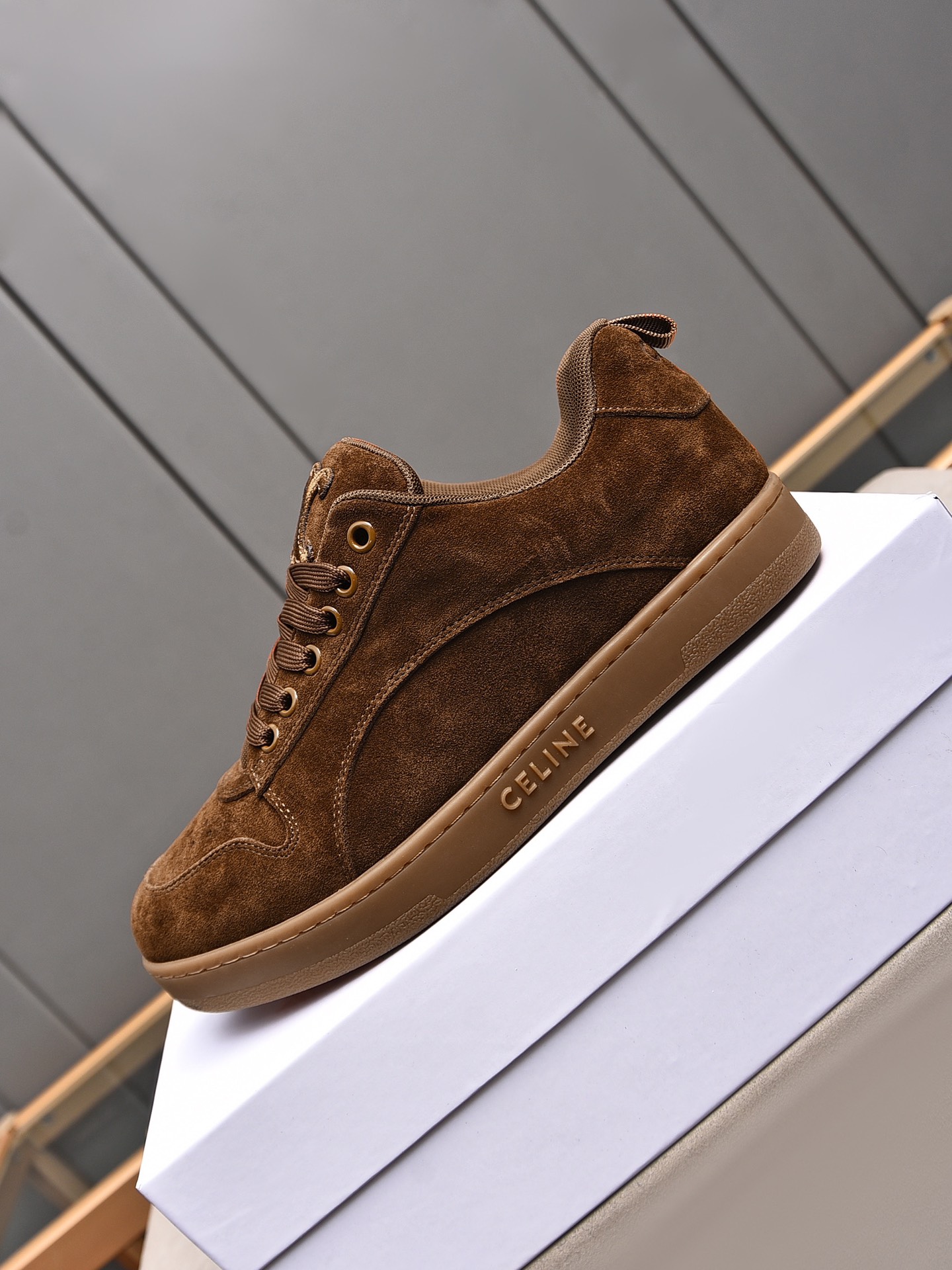 CELINE 2025 Pre-Spring Men's Suede Casual Shoes - Stylish & Comfortable 7 i1733069900 7815 1