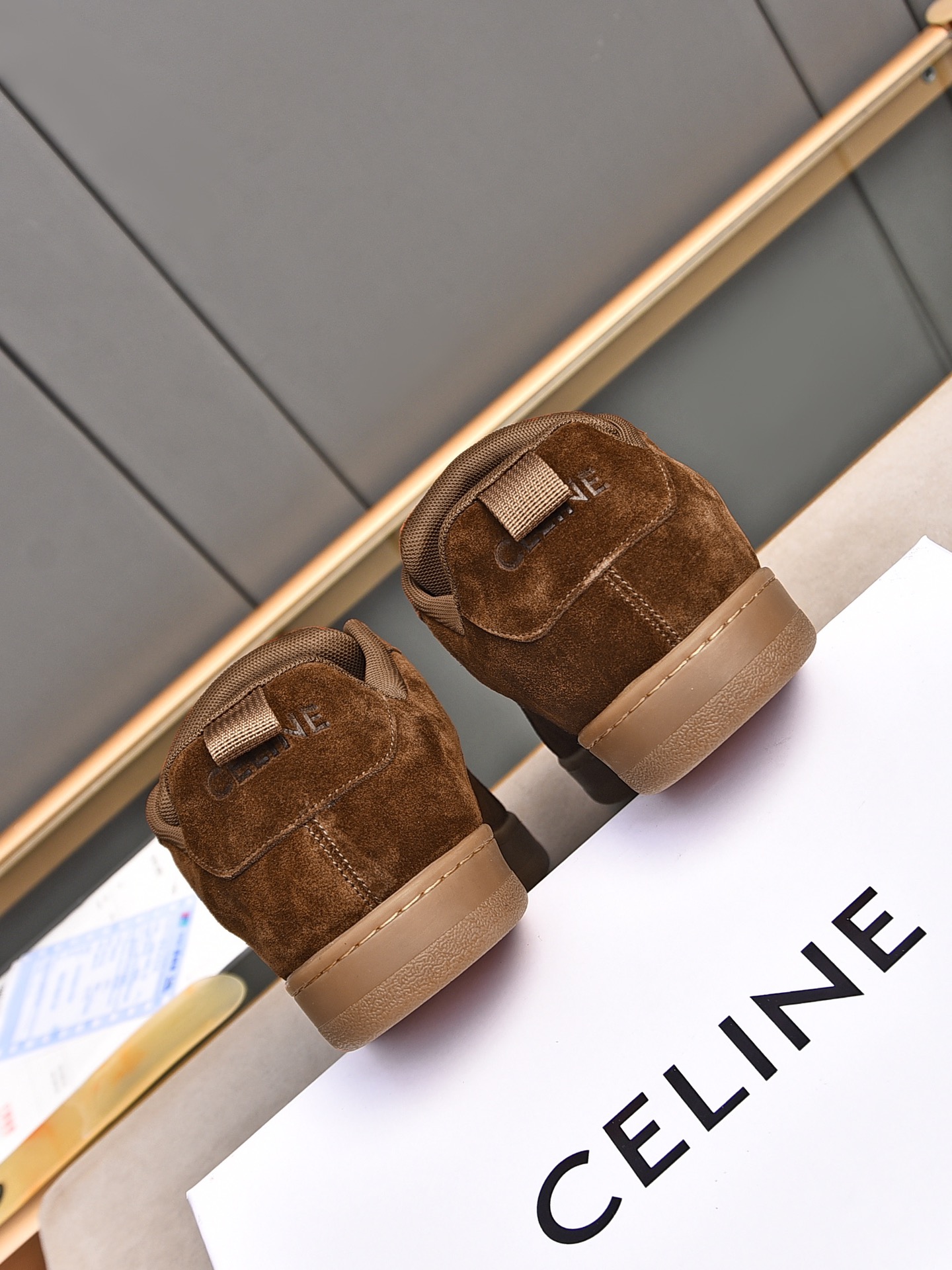 CELINE 2025 Pre-Spring Men's Suede Casual Shoes - Stylish & Comfortable 6 i1733069900 903 0
