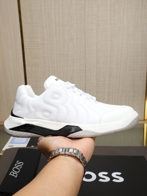 BOSS Men's Dynamic Sneakers - Elegant, Low-Key, and Energetic Design 1 BOSS Men's Dynamic Sneakers - Elegant, Low-Key, and Energetic Design