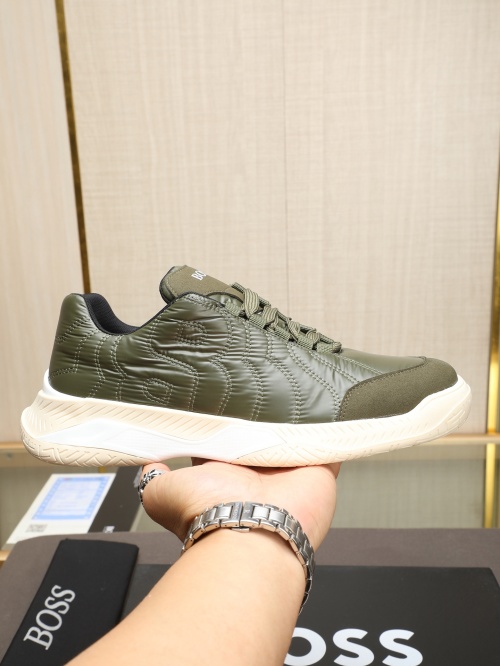 BOSS Men's Dynamic Sneakers - Olive Green, Lightweight & Stylish Shoes 1 BOSS Men's Dynamic Sneakers - Olive Green, Lightweight & Stylish Shoes
