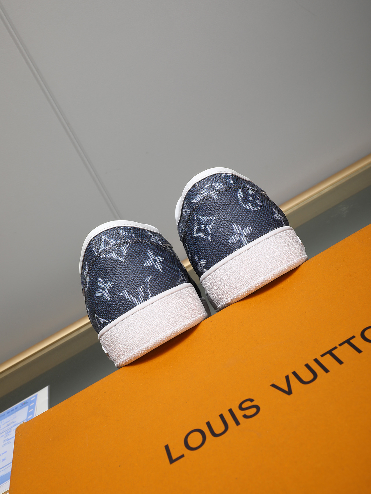 Louis Vuitton Denim Monogram Sneakers: Casual Style, Durable Rubber Sole 6 i1741683516737 6083 0 4