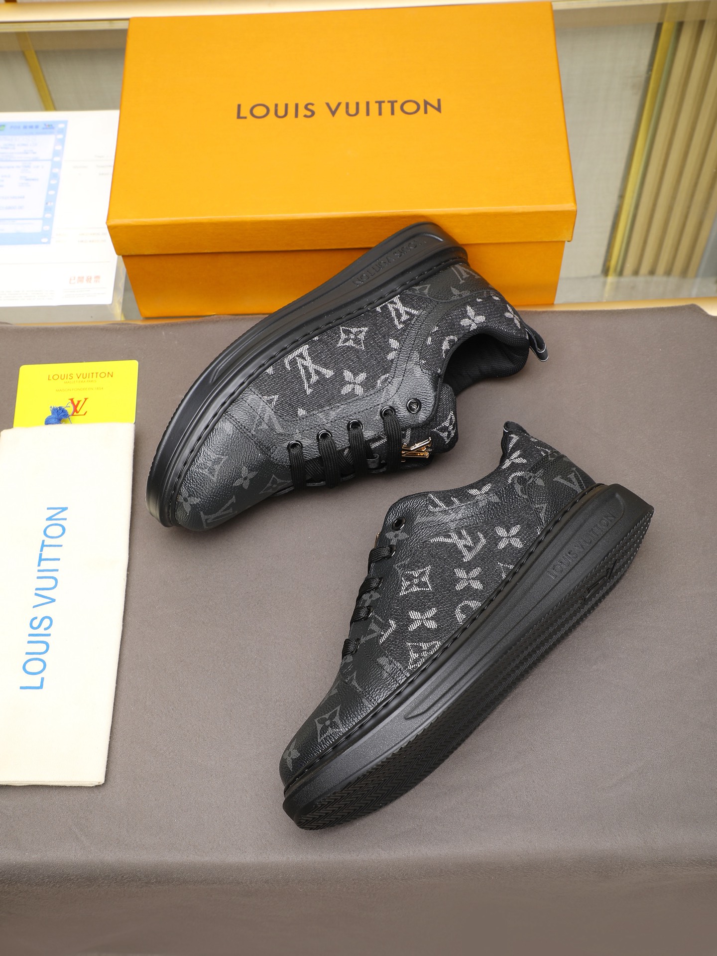Louis Vuitton Men's Embossed Leather Sneakers - Stylish & Comfortable 7 i1741684586750 2397 0 5